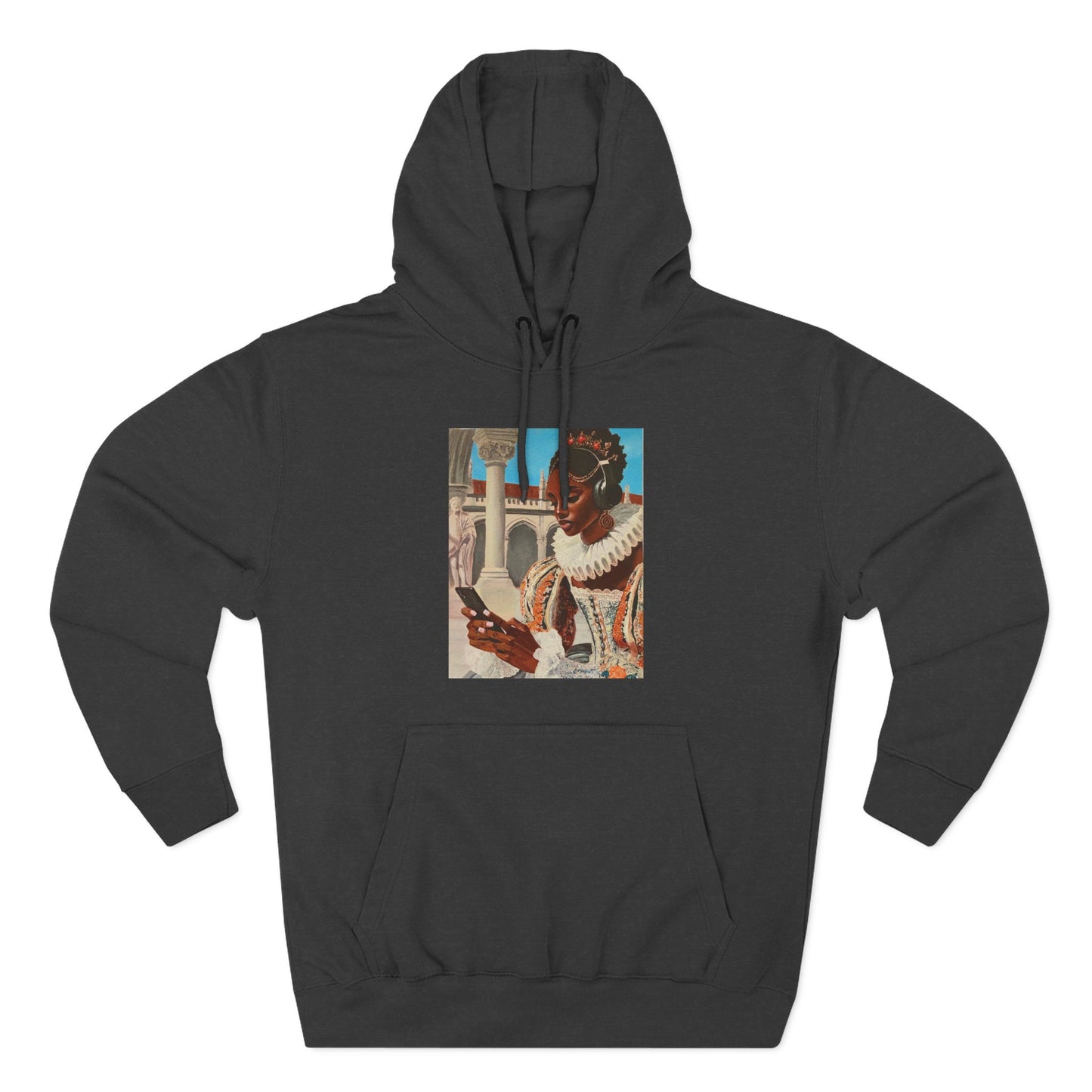 The Queen's Scroll Three-Panel Fleece Hoodie