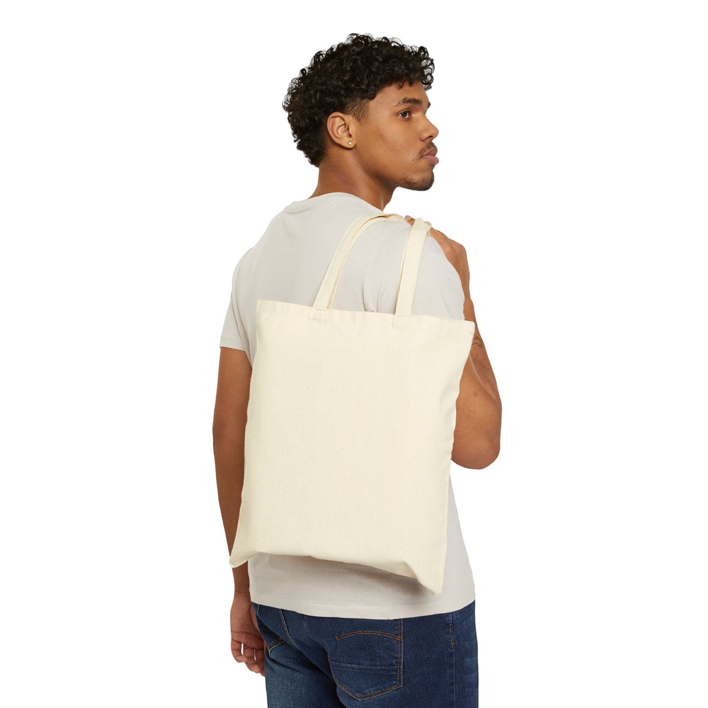 Crown Work Cotton Canvas Tote Bag