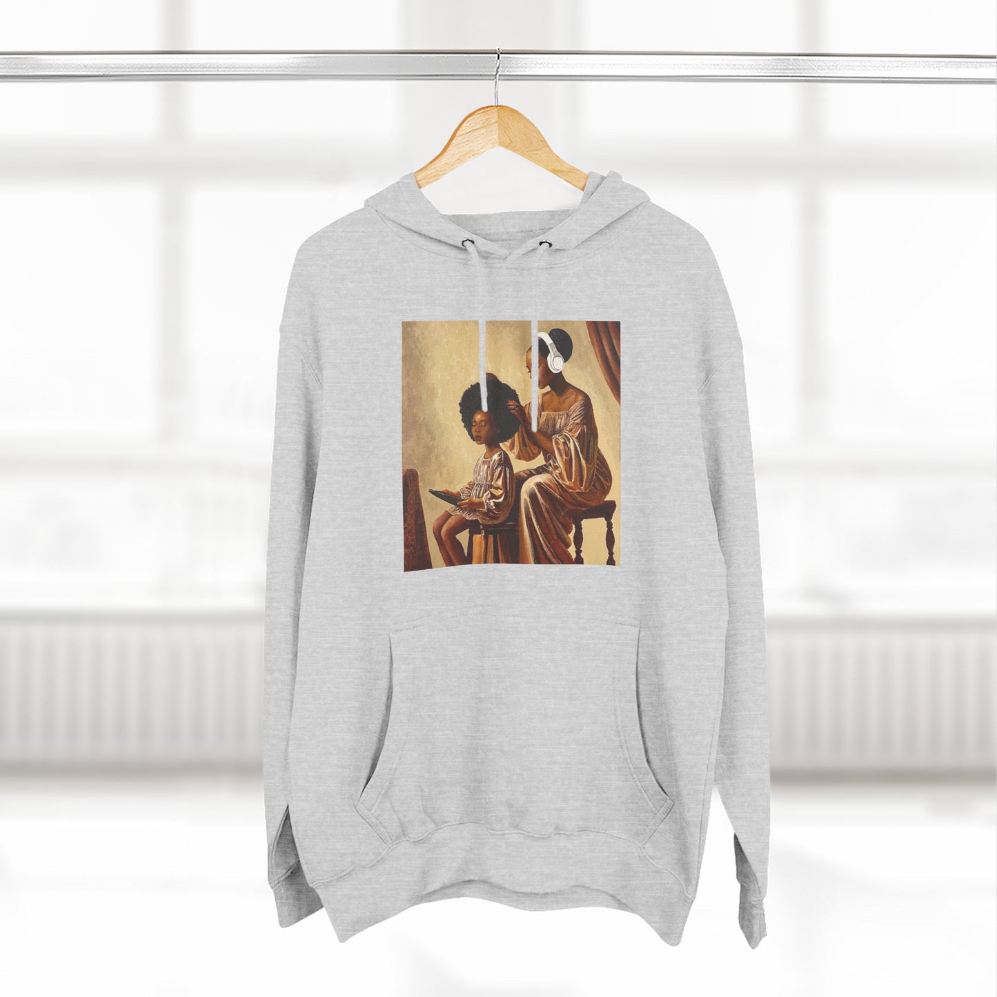 Crown Work Three-Panel Fleece Hoodie