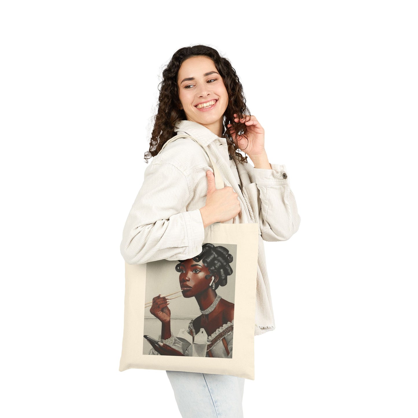 Our Lady of Leftovers Cotton Canvas Tote Bag