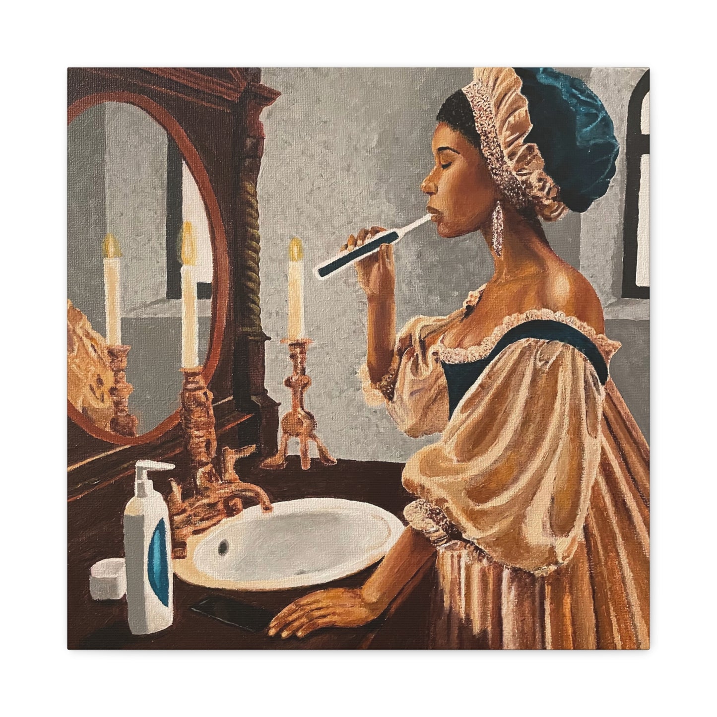 Ritual in Rococo Matte Canvas, Stretched, 1.25"