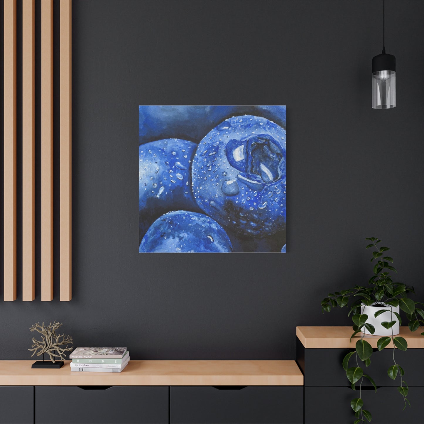 Blueberry Delight Matte Canvas, Stretched, 1.25"