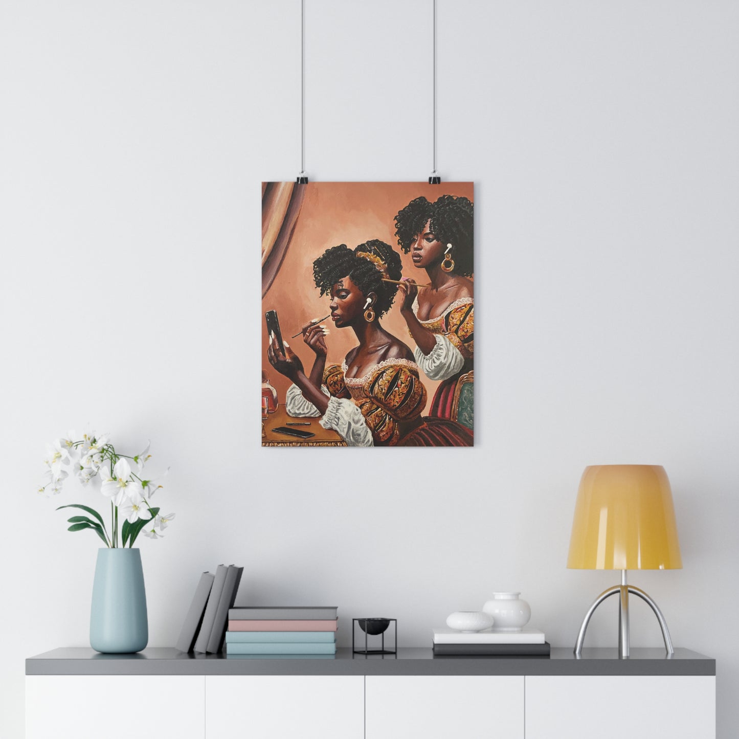Fashionably Late Giclee Art Print