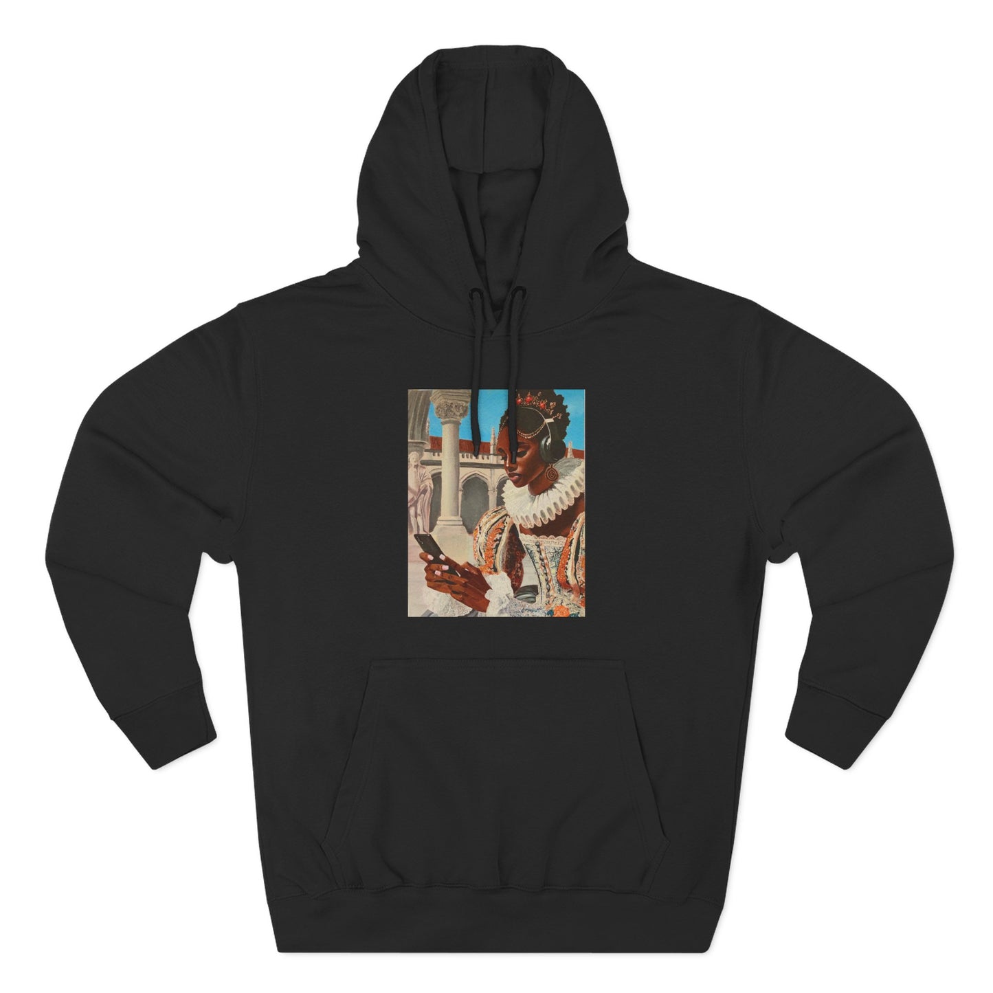 The Queen's Scroll Three-Panel Fleece Hoodie
