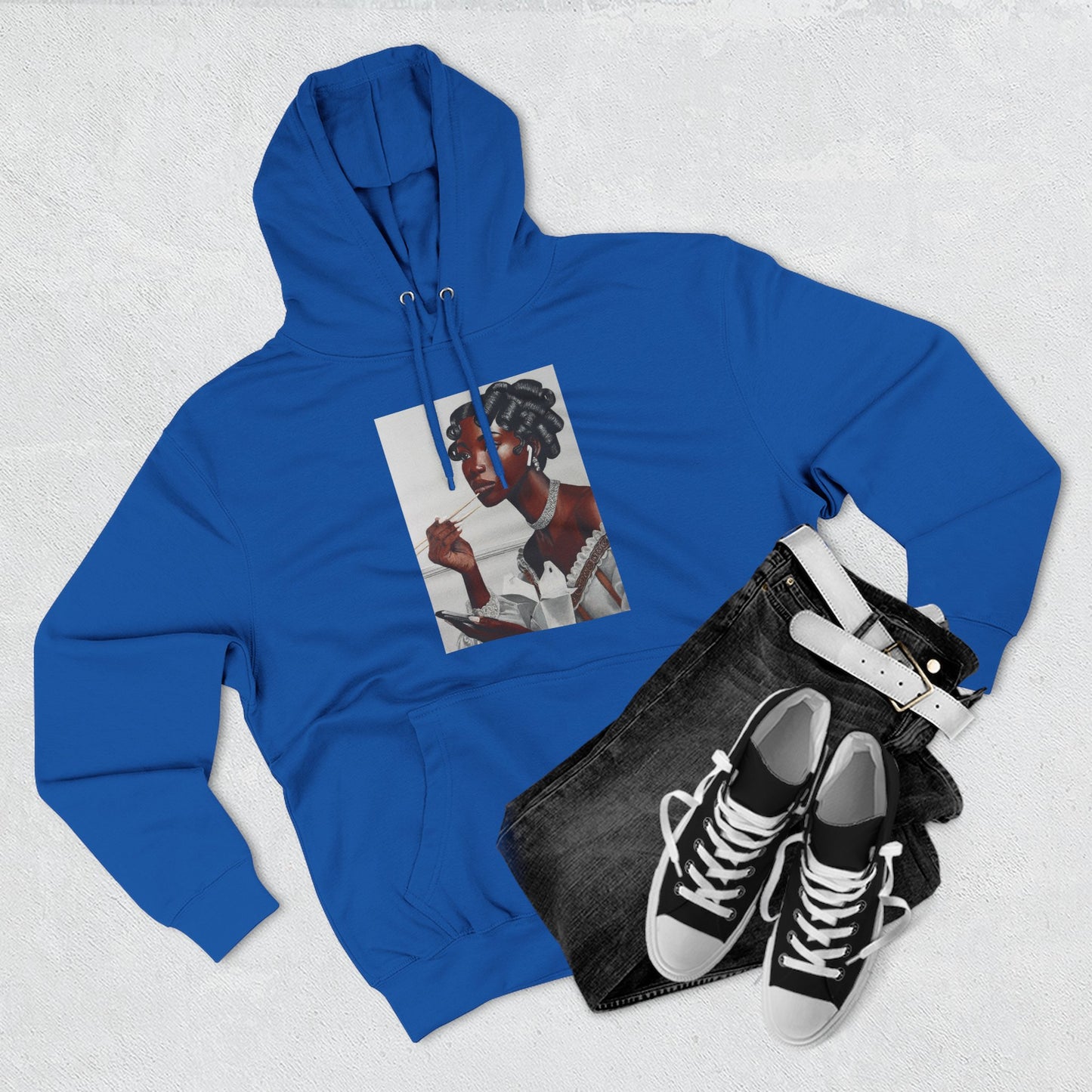 Our Lady of Leftovers Three-Panel Fleece Hoodie