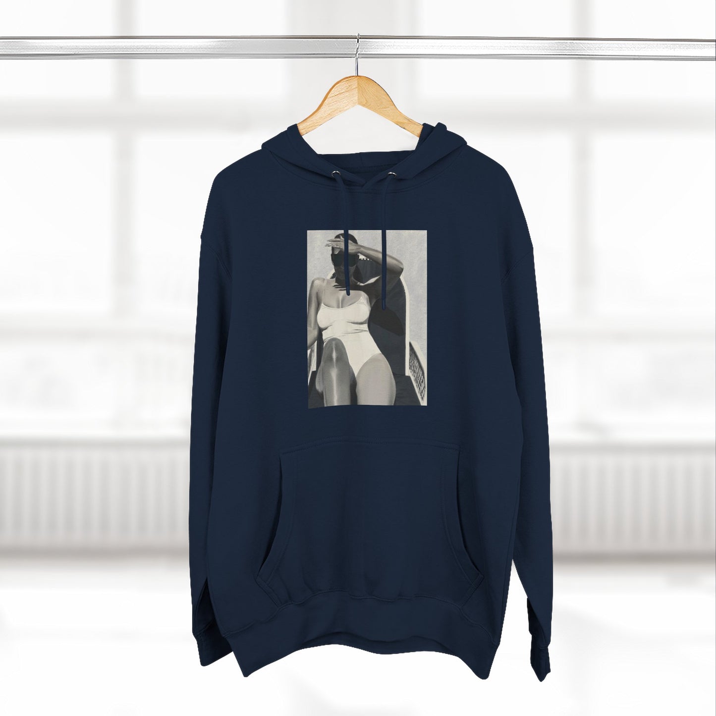 Tracee Three-Panel Fleece Hoodie