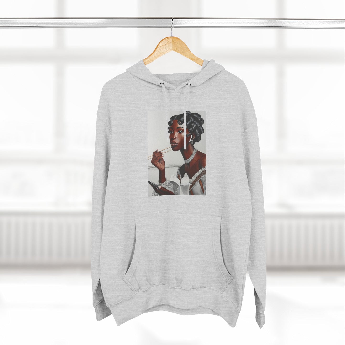 Our Lady of Leftovers Three-Panel Fleece Hoodie