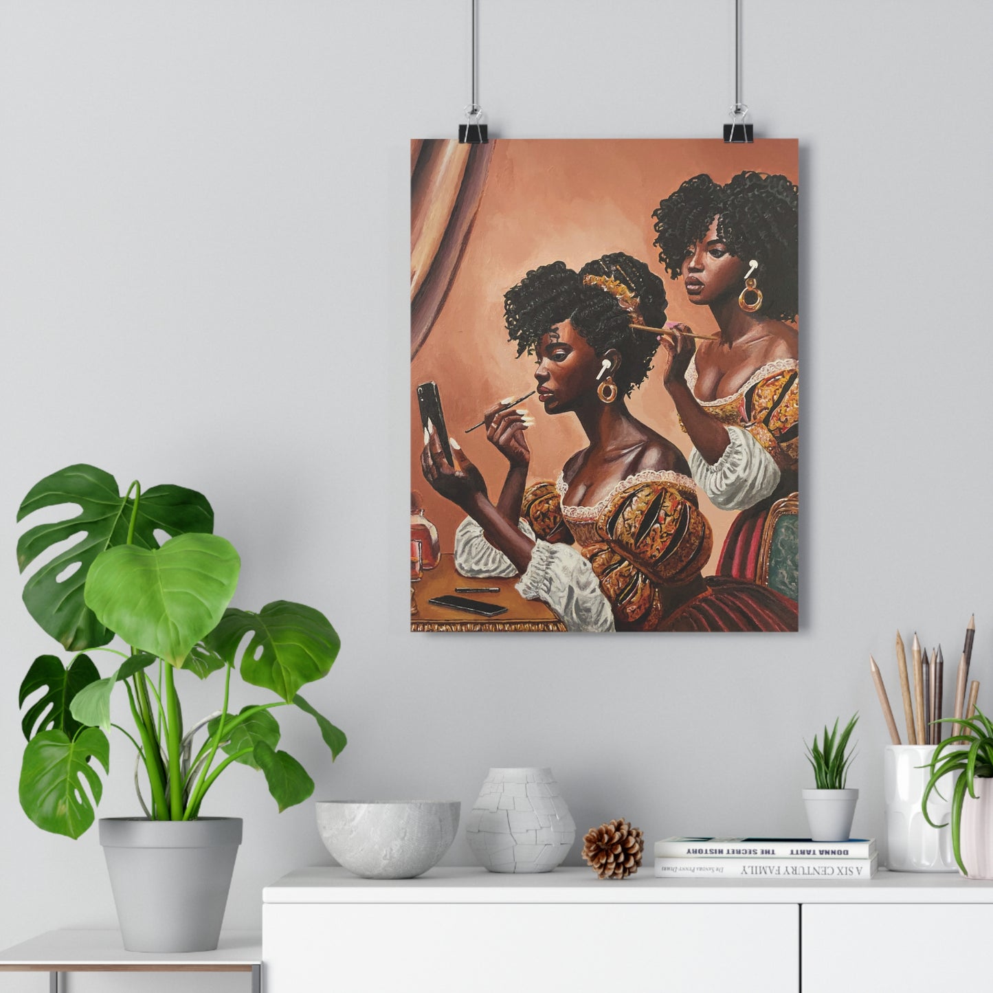 Fashionably Late Giclee Art Print