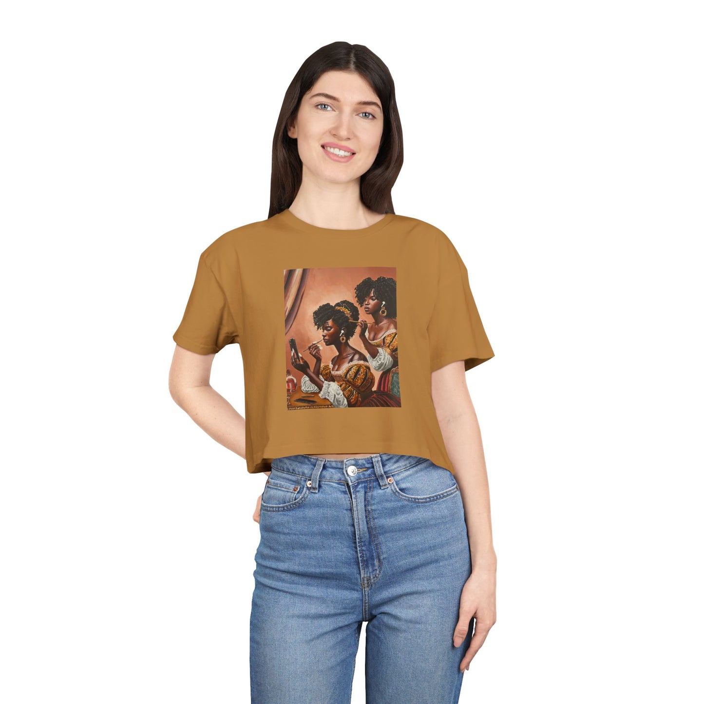 Fashionably Late Women's Crop Tee
