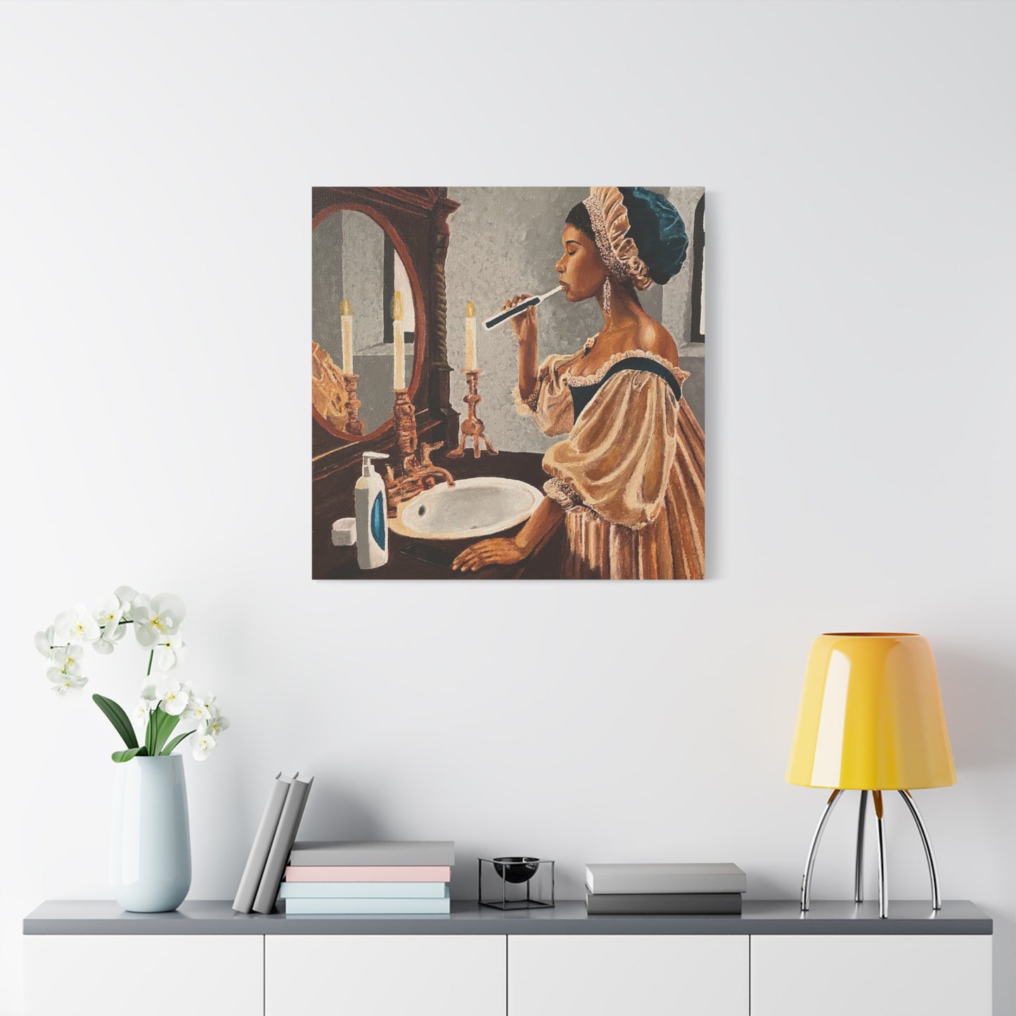 Ritual in Rococo Matte Canvas, Stretched, 1.25"