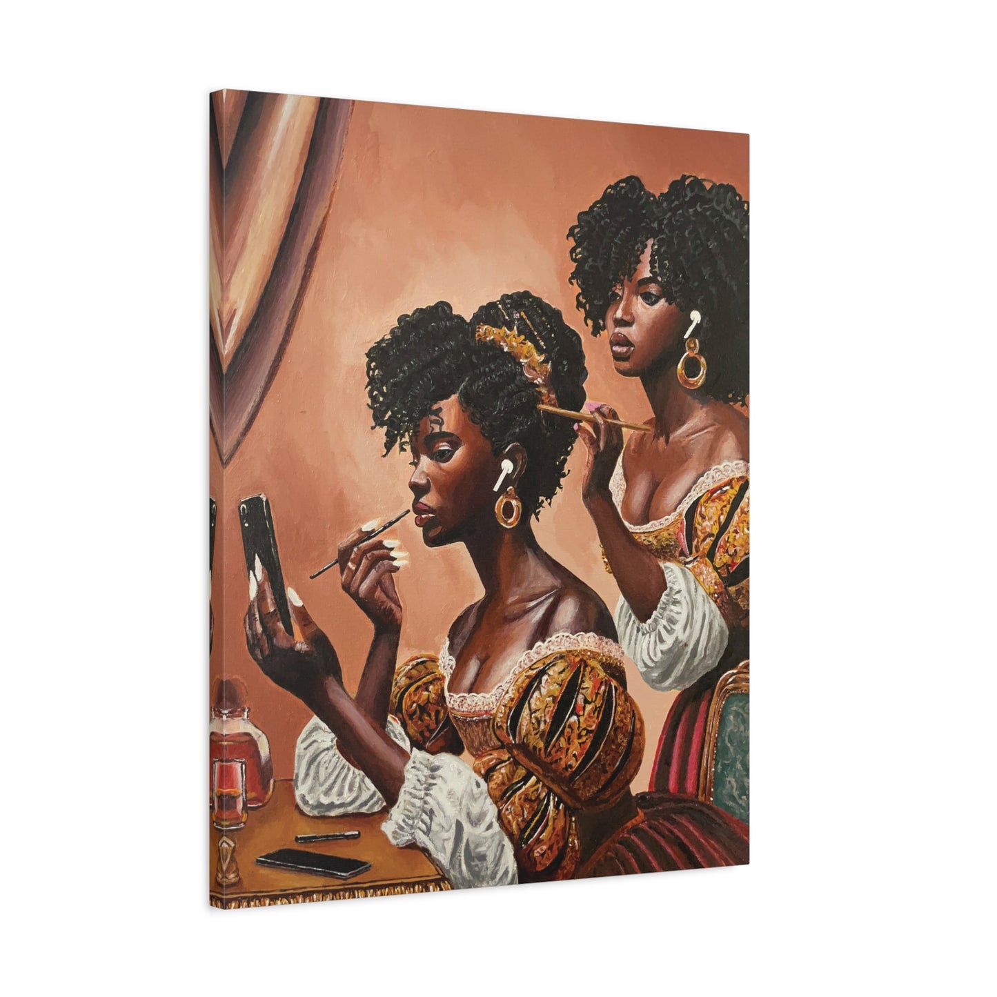Fashionably Late Matte Canvas, Stretched