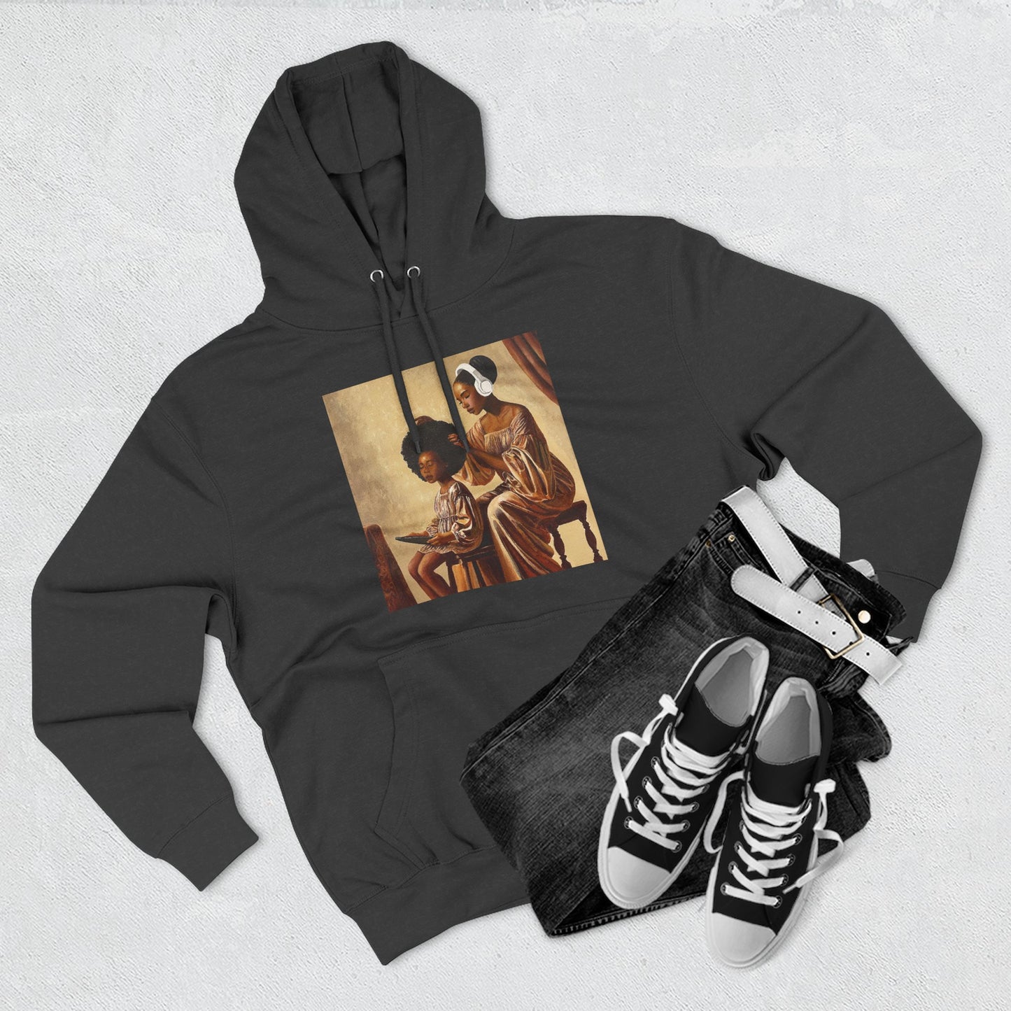 Crown Work Three-Panel Fleece Hoodie