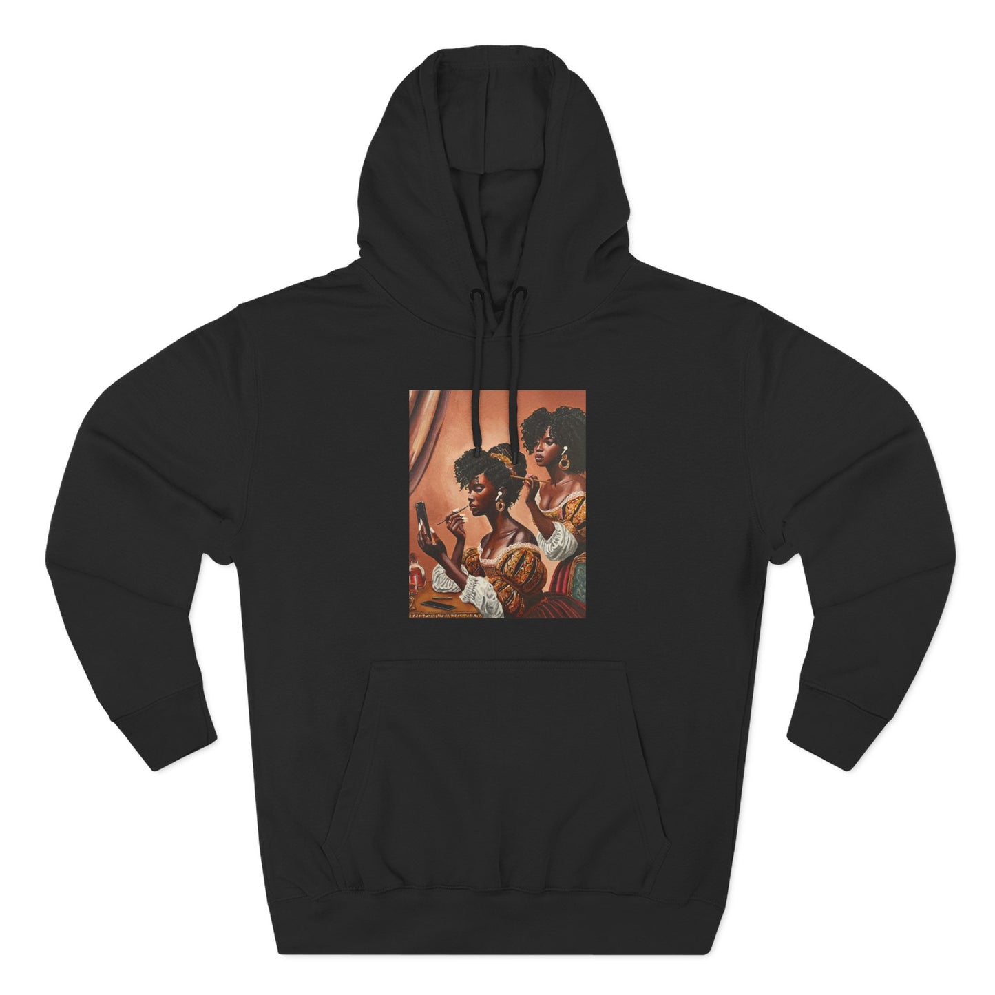 Fashionably Late Three-Panel Fleece Hoodie