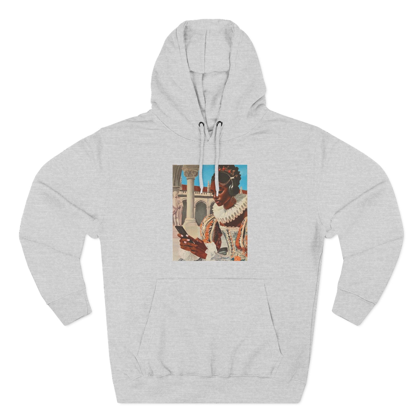 The Queen's Scroll Three-Panel Fleece Hoodie