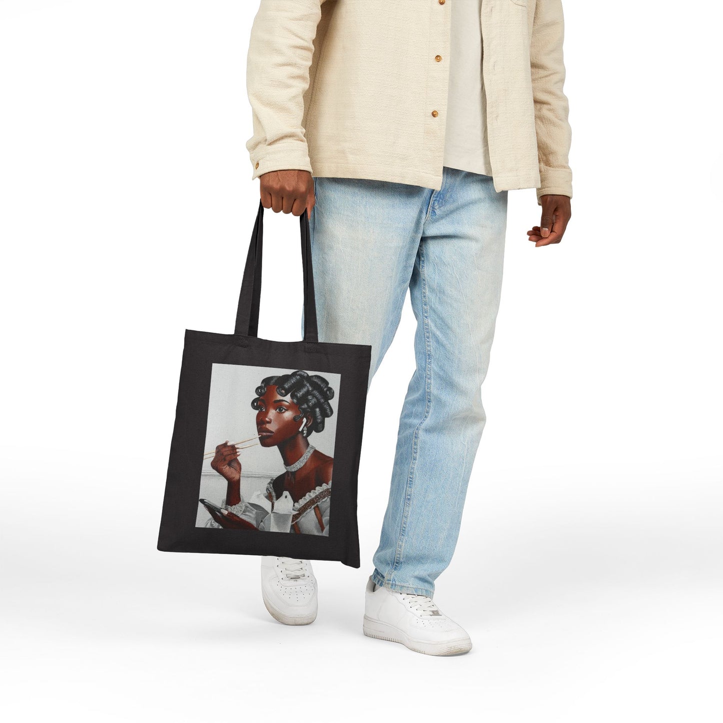 Our Lady of Leftovers Cotton Canvas Tote Bag