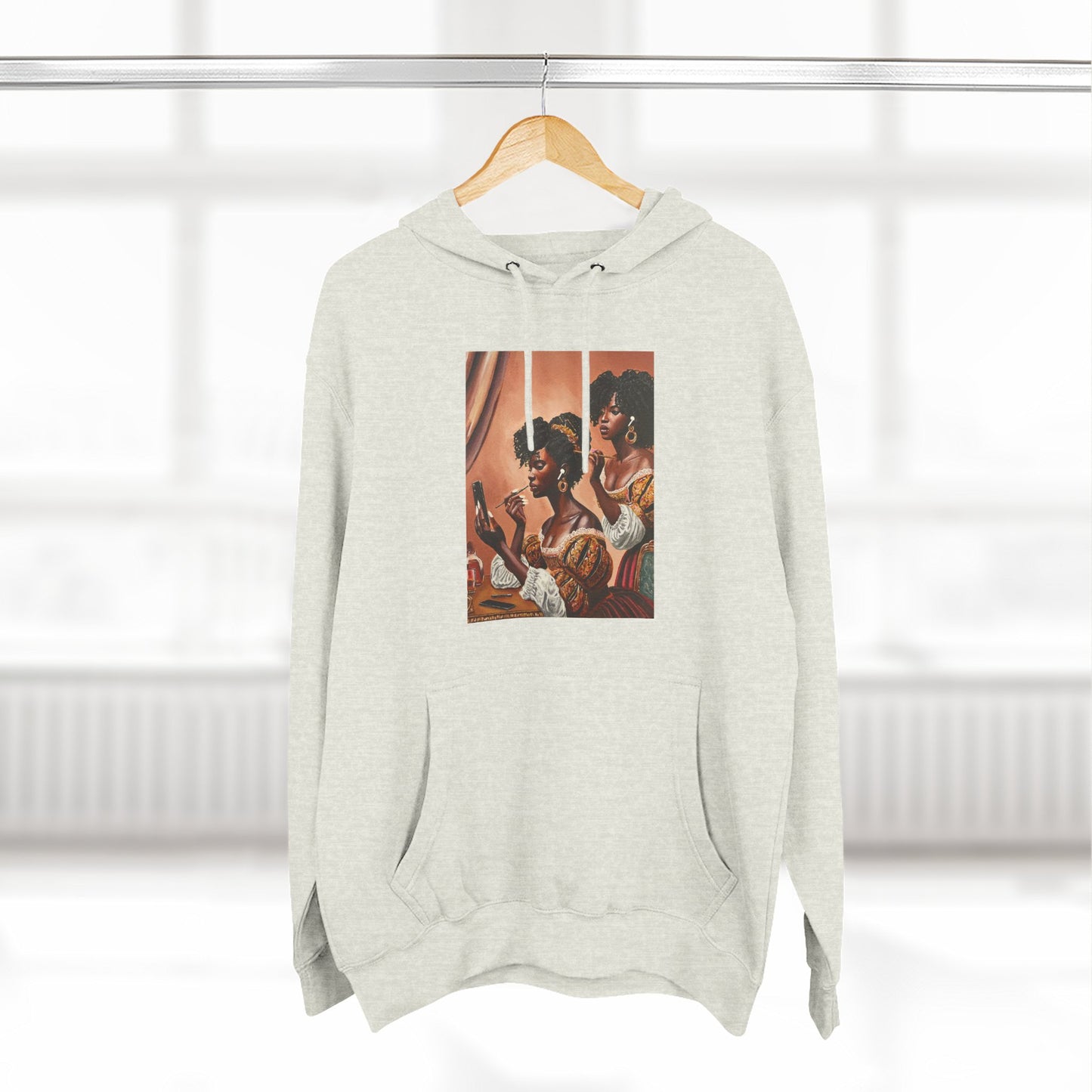 Fashionably Late Three-Panel Fleece Hoodie