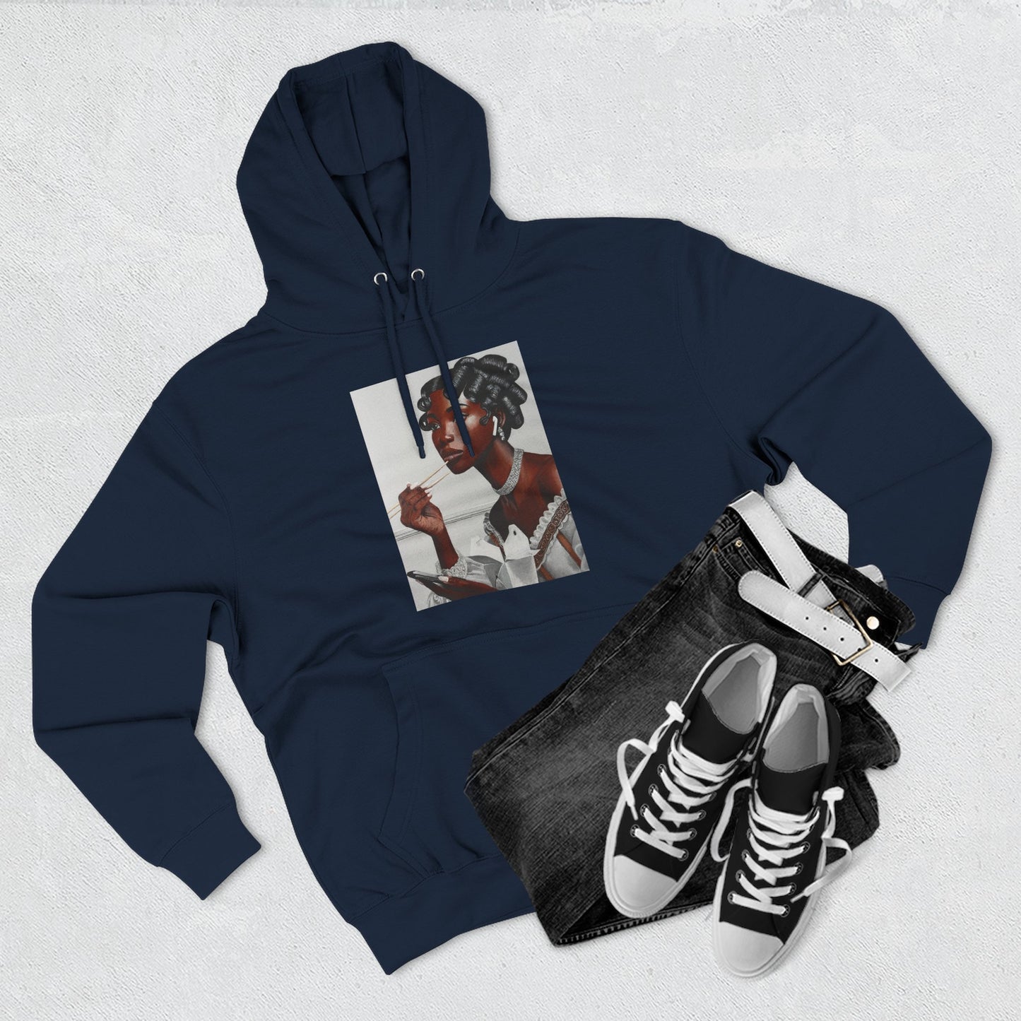 Our Lady of Leftovers Three-Panel Fleece Hoodie