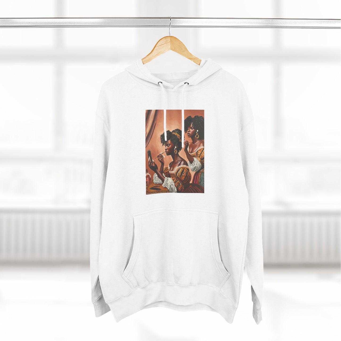 Fashionably Late Three-Panel Fleece Hoodie