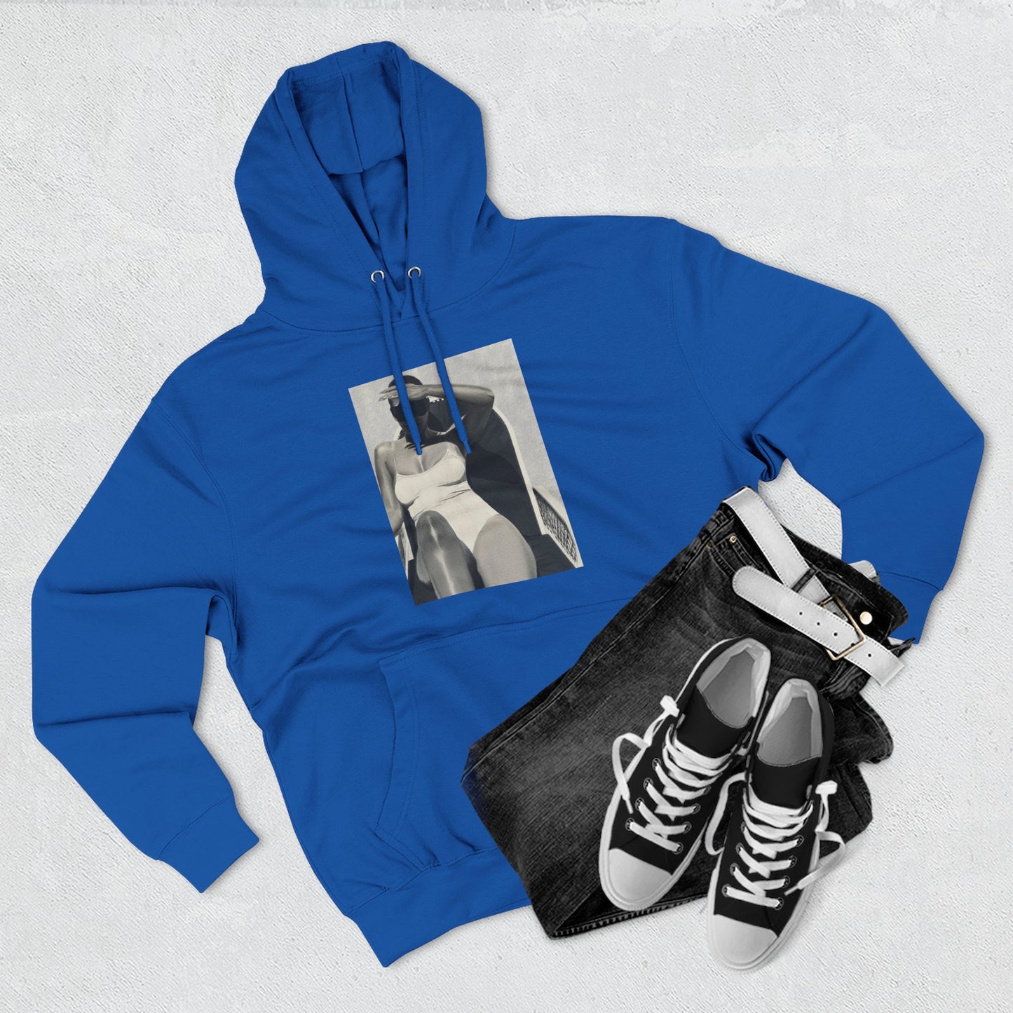 Tracee Three-Panel Fleece Hoodie