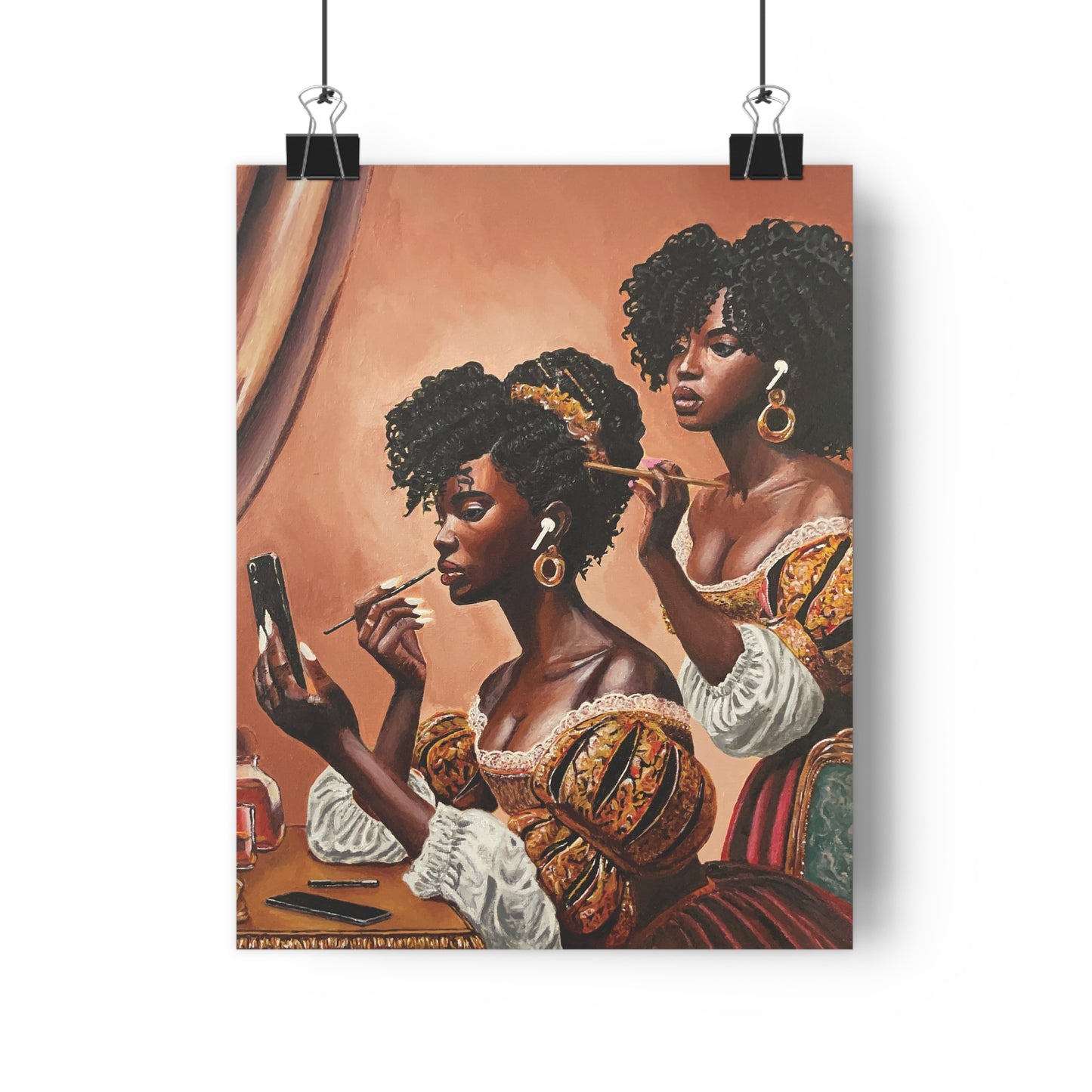 Fashionably Late Giclee Art Print