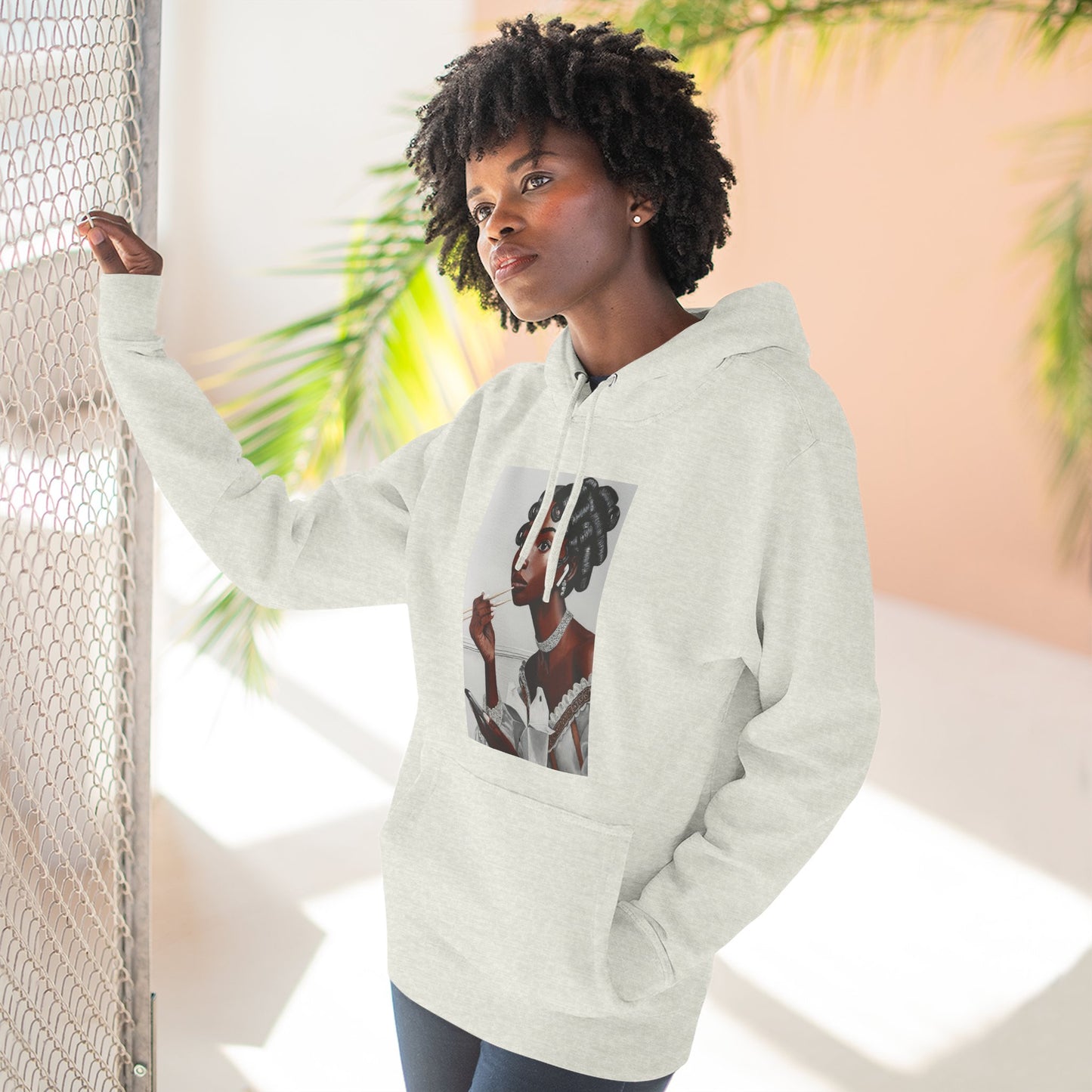 Our Lady of Leftovers Three-Panel Fleece Hoodie