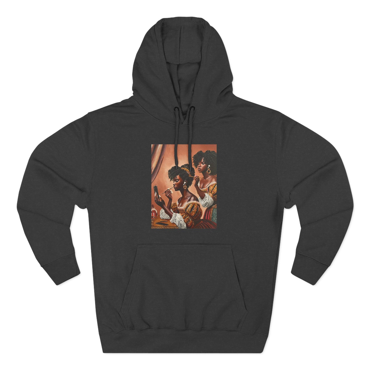 Fashionably Late Three-Panel Fleece Hoodie