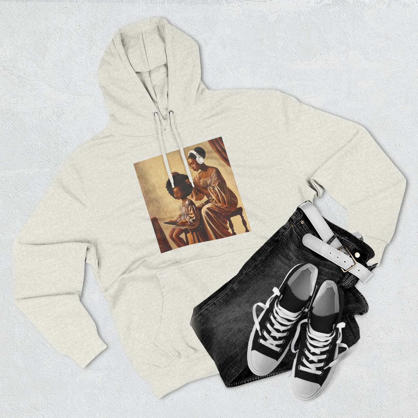 Crown Work Three-Panel Fleece Hoodie