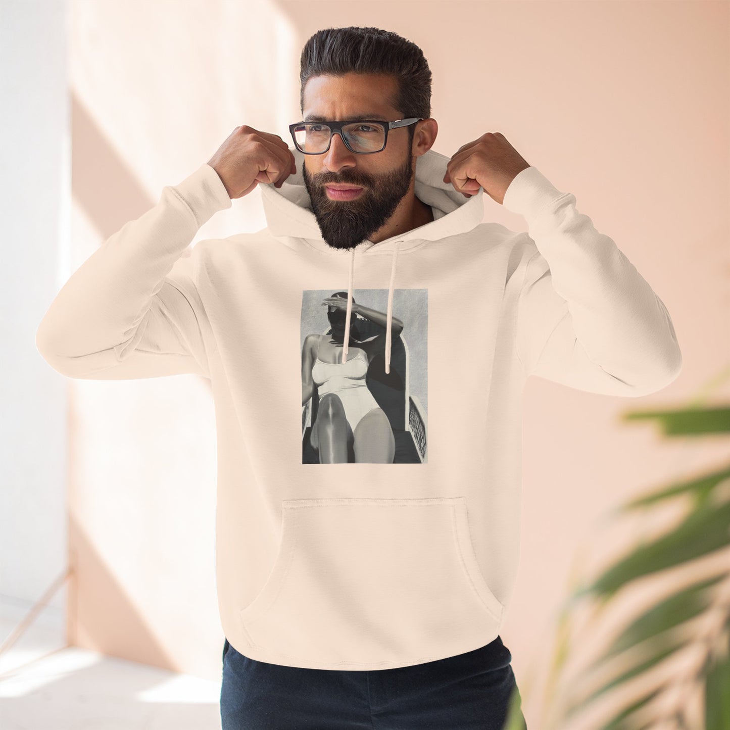 Tracee Three-Panel Fleece Hoodie