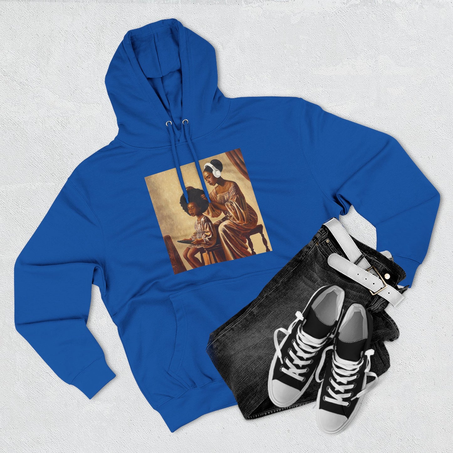 Crown Work Three-Panel Fleece Hoodie