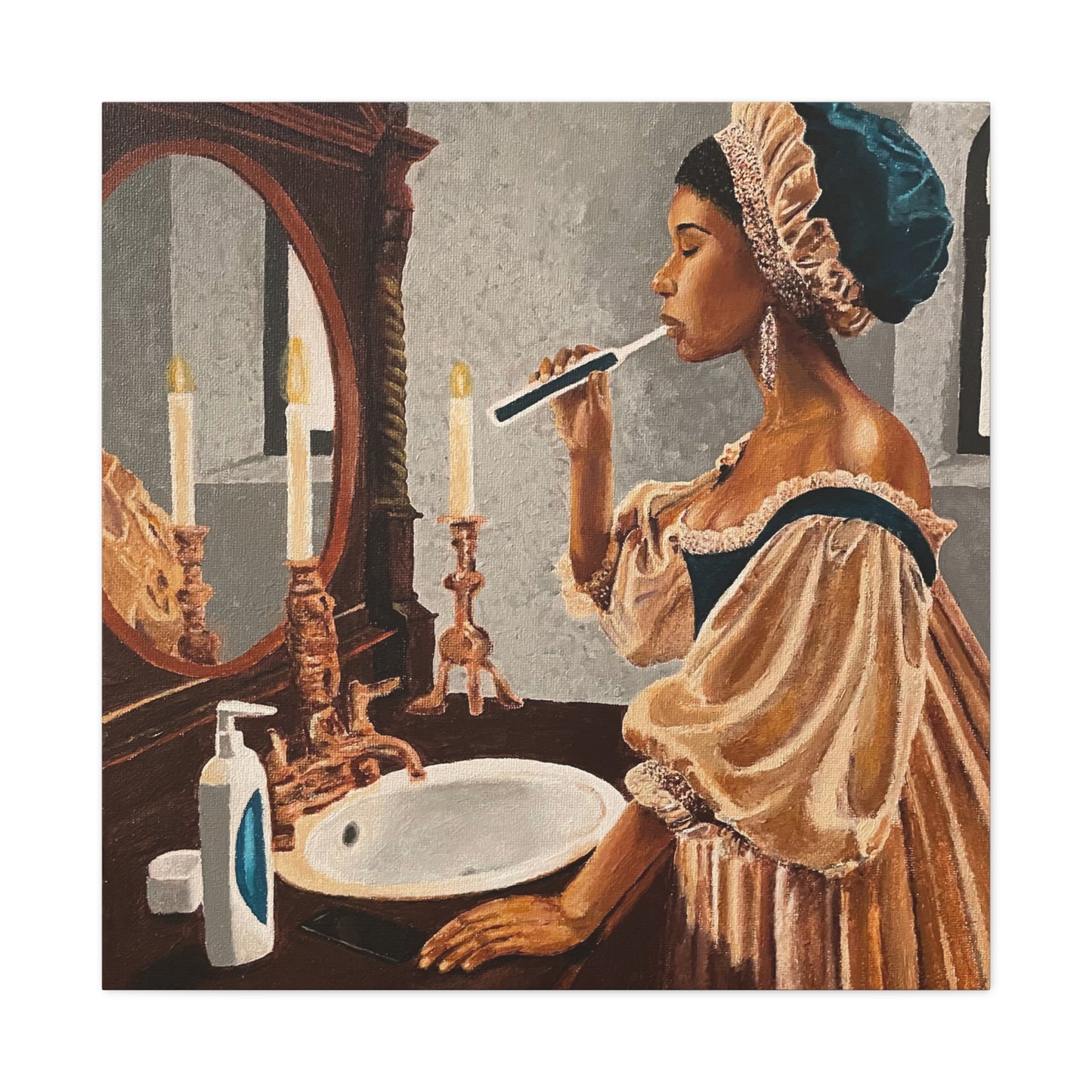 Ritual in Rococo Matte Canvas, Stretched, 1.25"