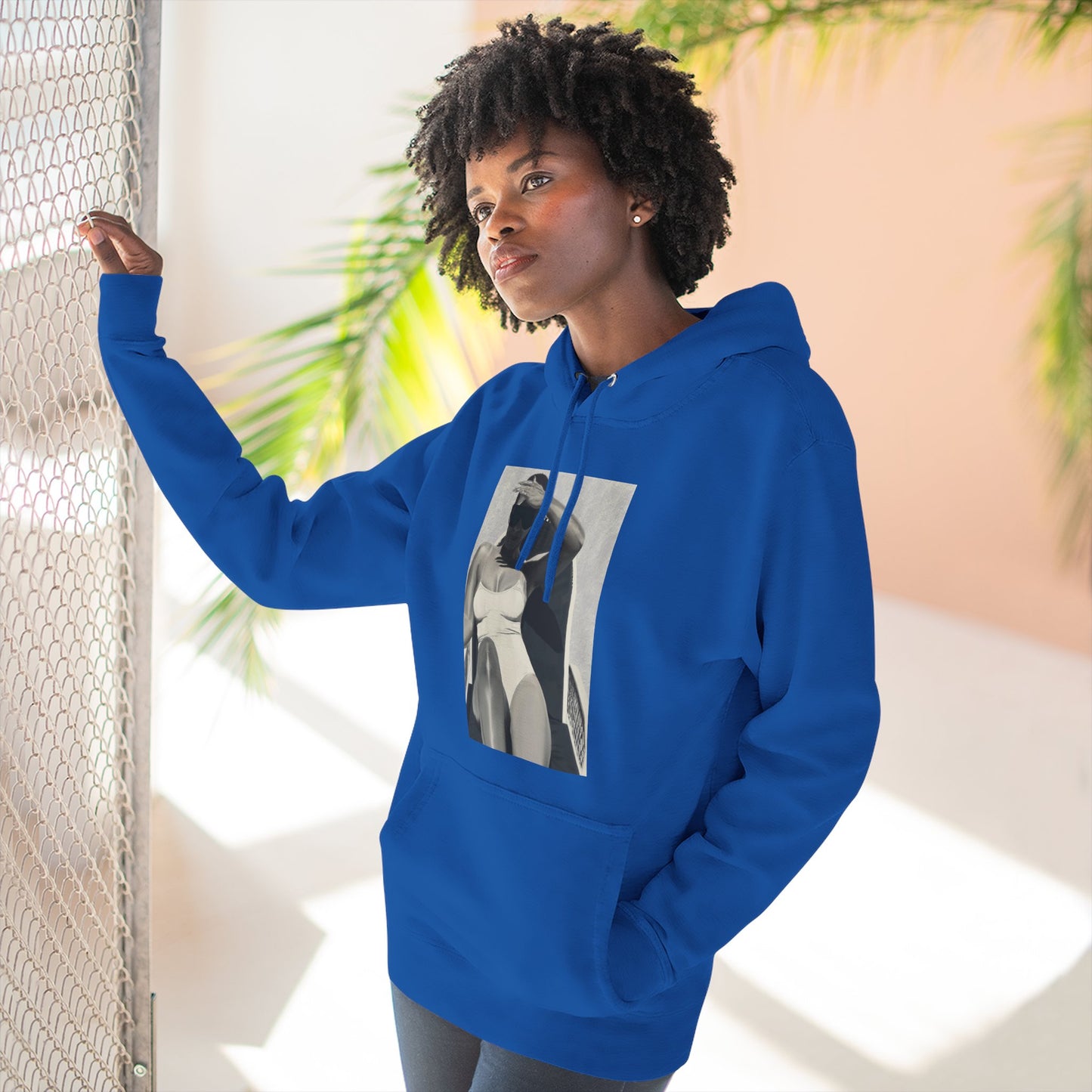 Tracee Three-Panel Fleece Hoodie