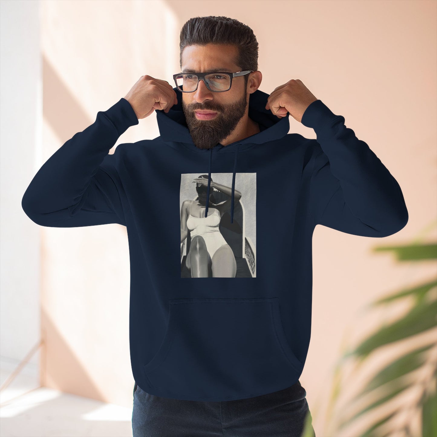 Tracee Three-Panel Fleece Hoodie