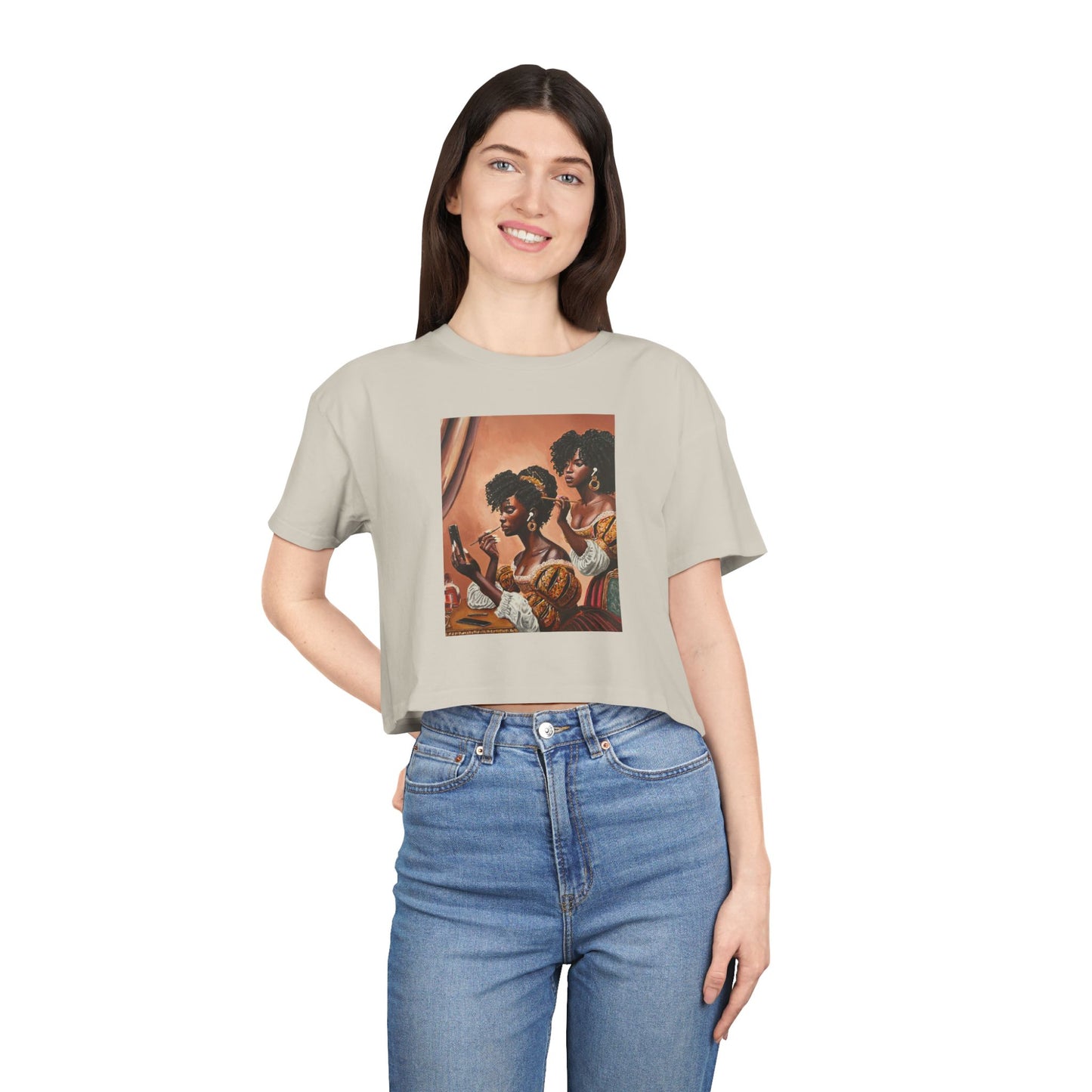 Fashionably Late Women's Crop Tee