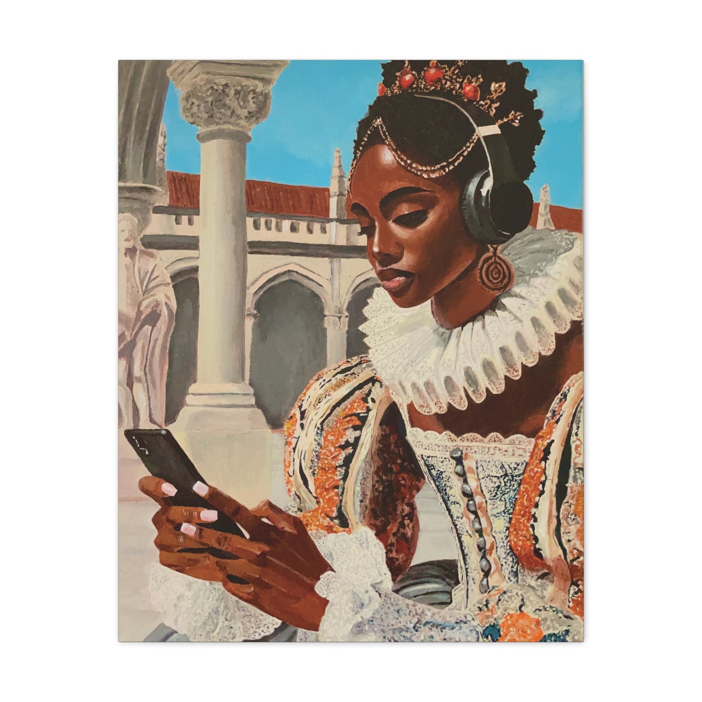 The Queen's Scroll Matte Canvas, Stretched