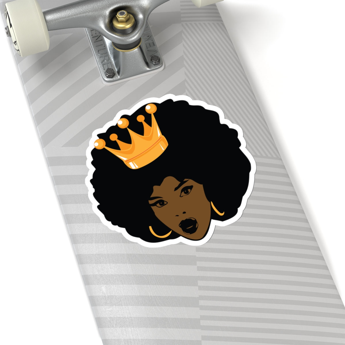 Black Queen Kiss-Cut Stickers
