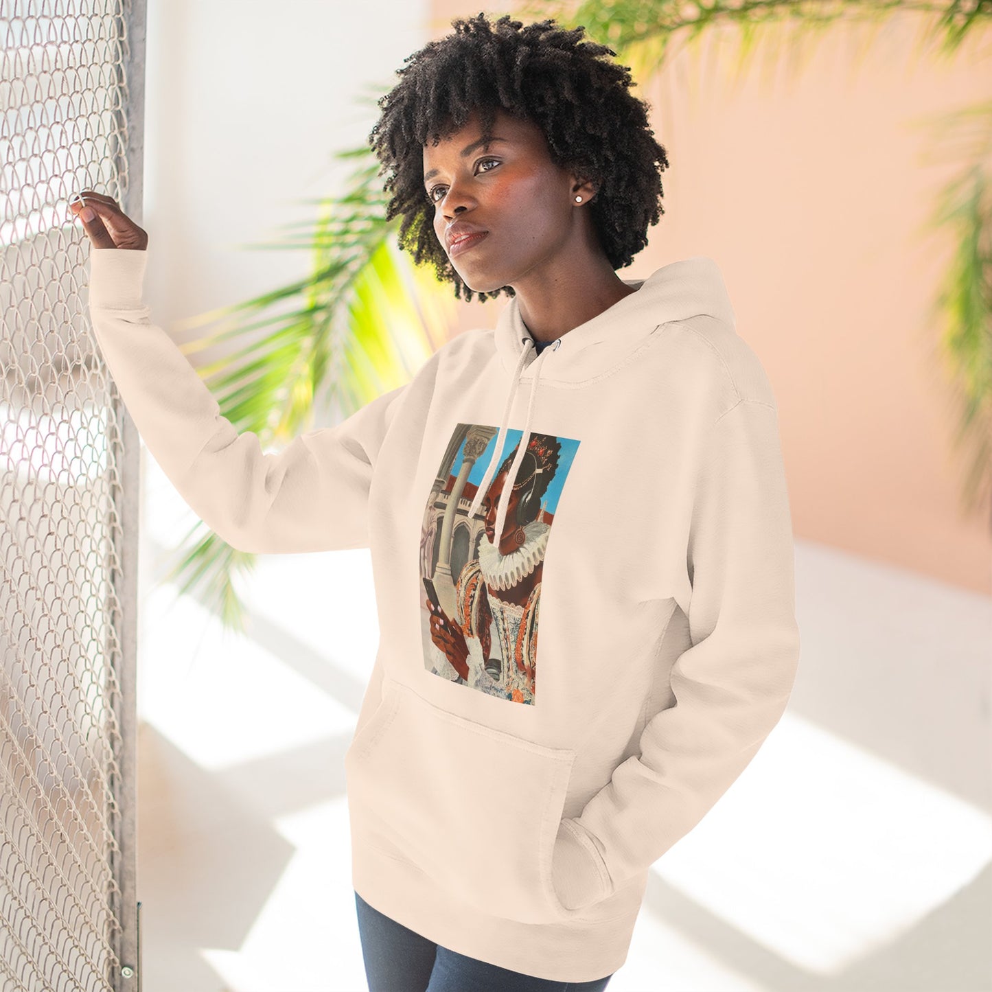 The Queen's Scroll Three-Panel Fleece Hoodie