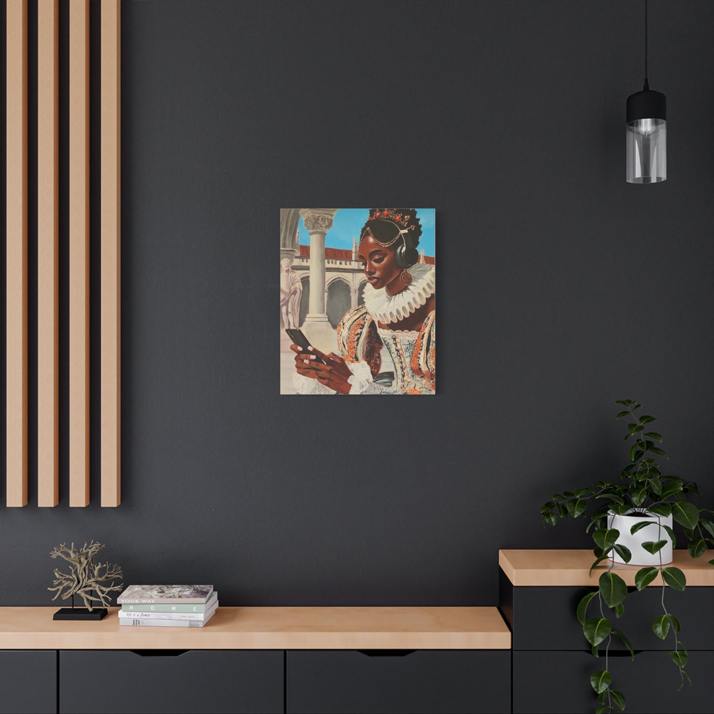 The Queen's Scroll Matte Canvas, Stretched