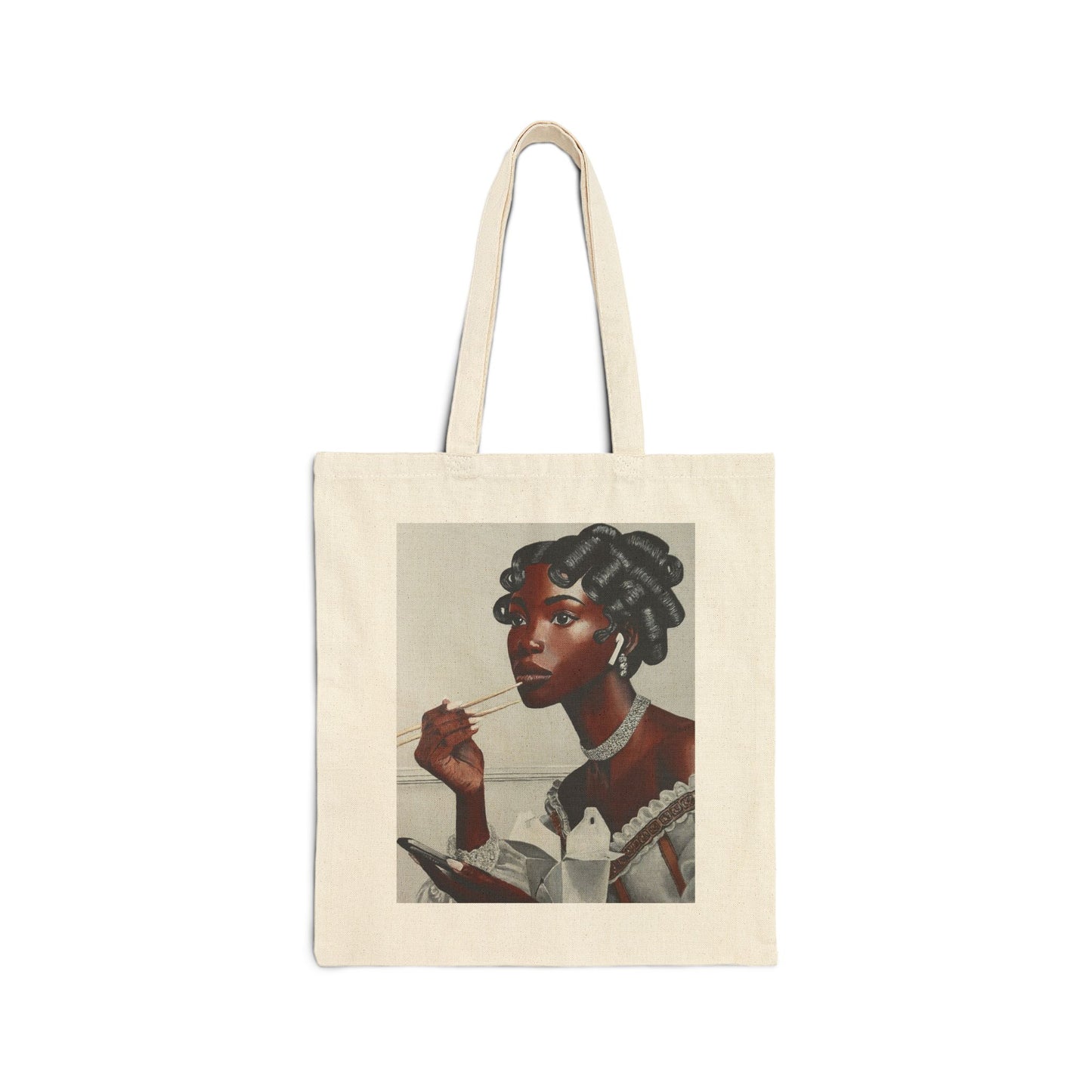 Our Lady of Leftovers Cotton Canvas Tote Bag