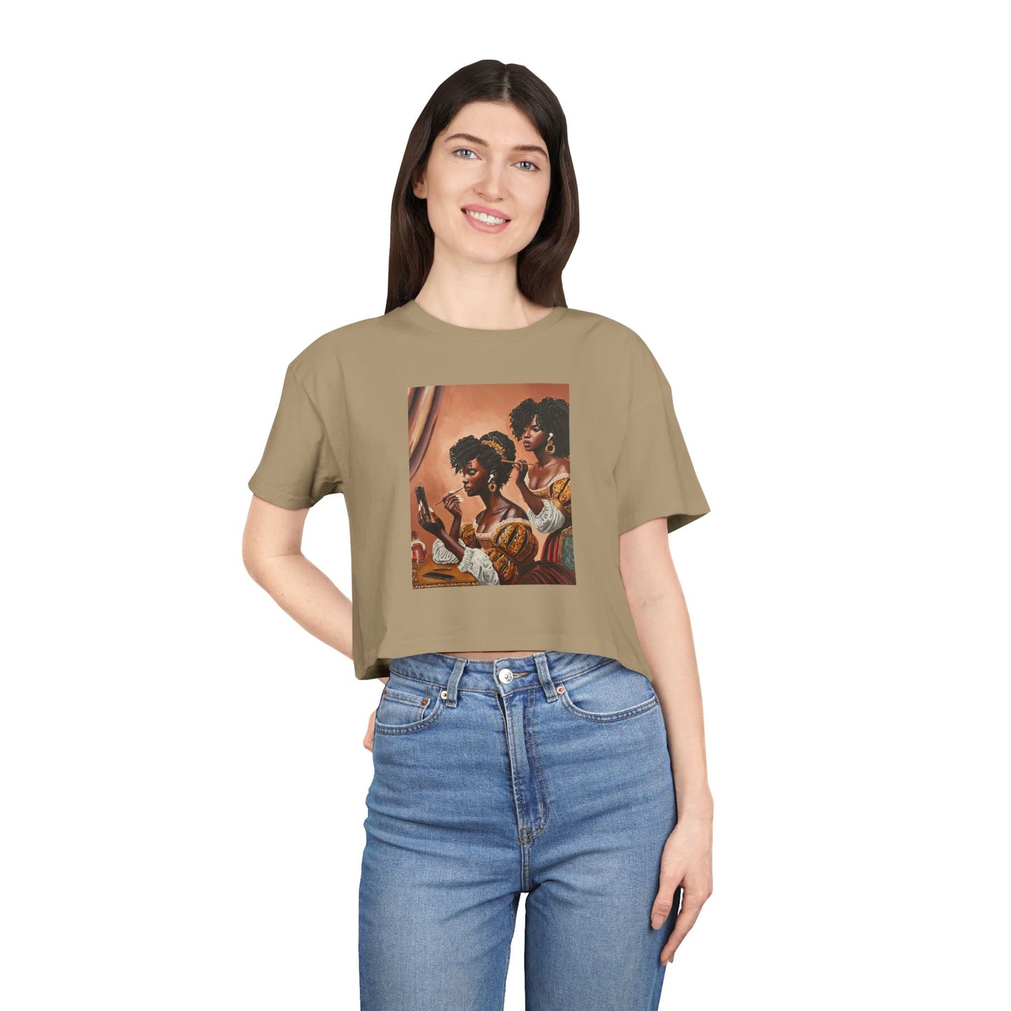Fashionably Late Women's Crop Tee