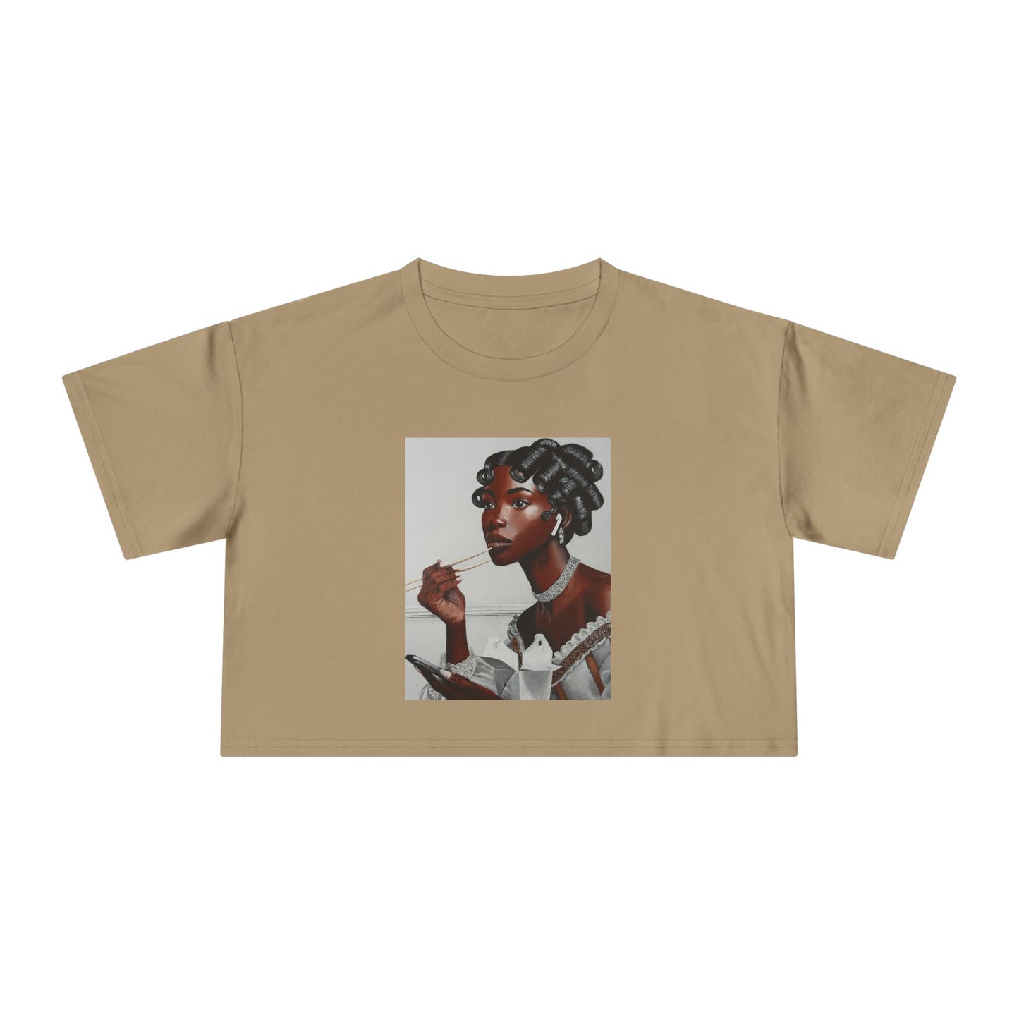 Our Lady of Leftovers Women's Crop Tee