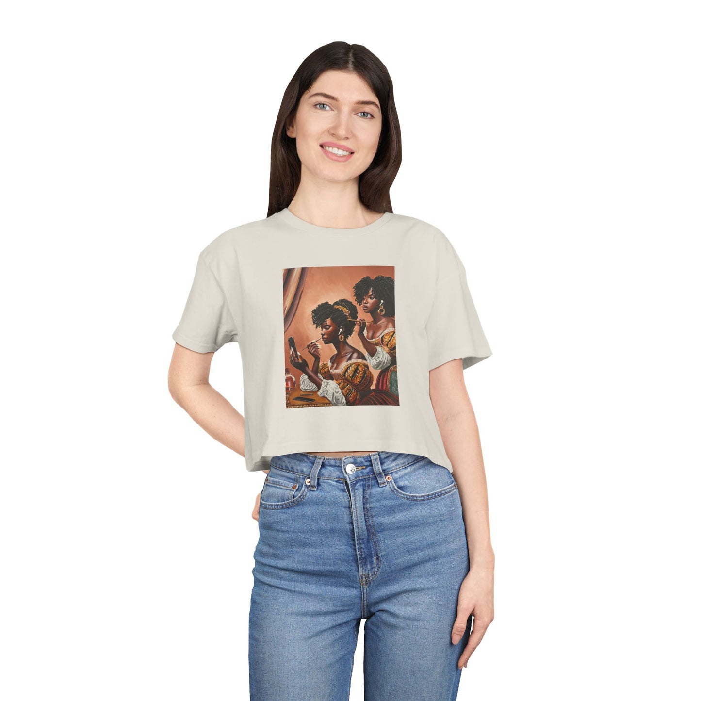 Fashionably Late Women's Crop Tee