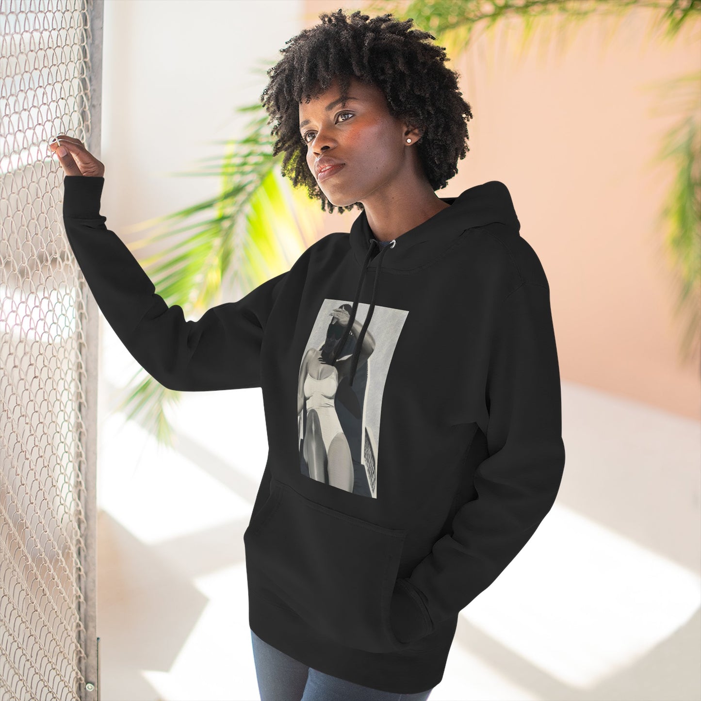 Tracee Three-Panel Fleece Hoodie