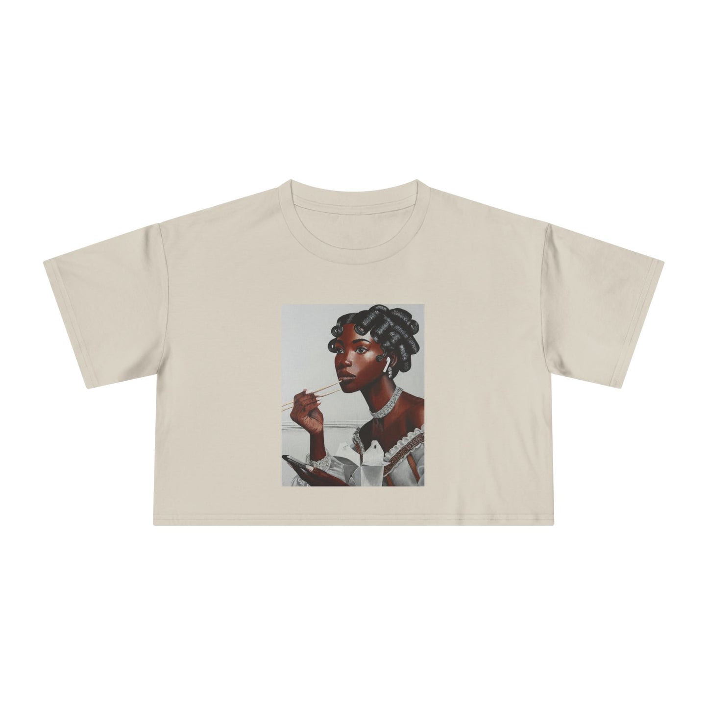 Our Lady of Leftovers Women's Crop Tee