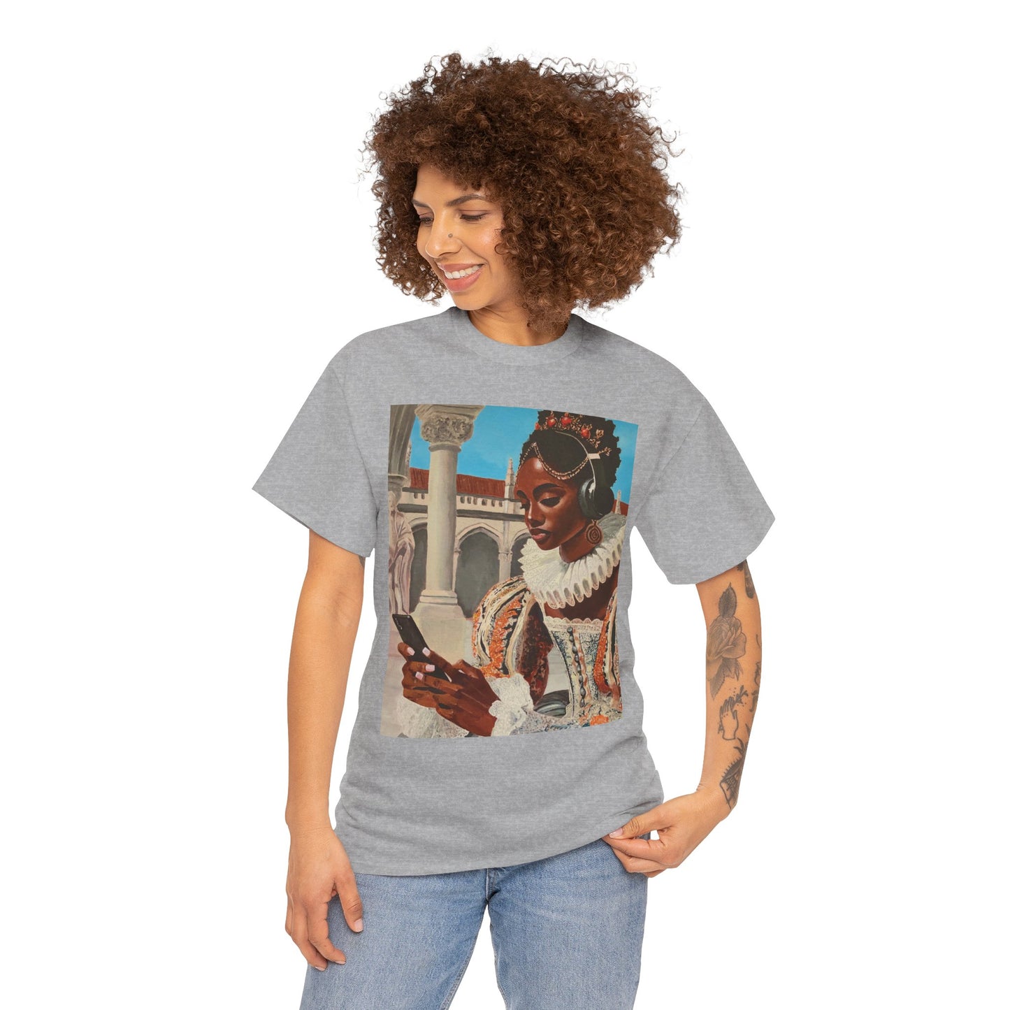 The Queen's Scroll Unisex Heavy Cotton Tee