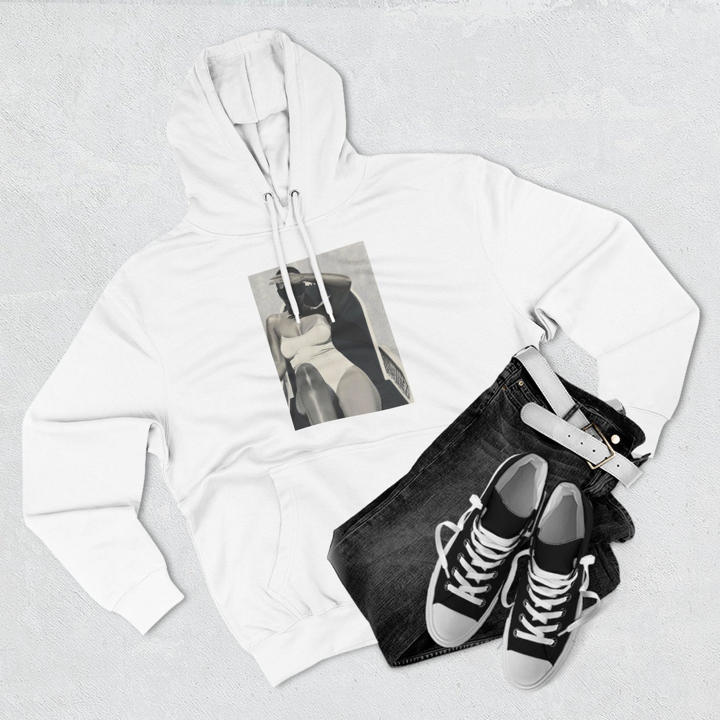 Tracee Three-Panel Fleece Hoodie