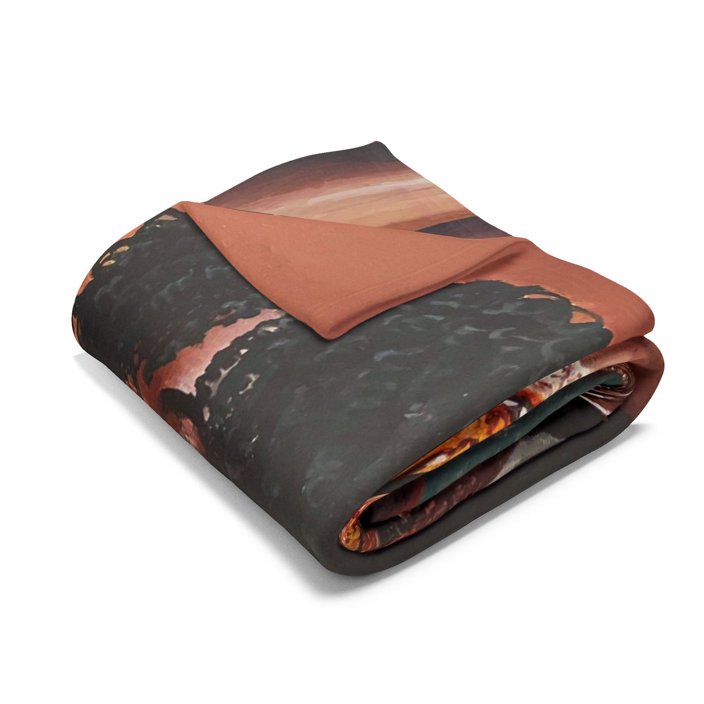 Fashionably Late Arctic Fleece Blanket