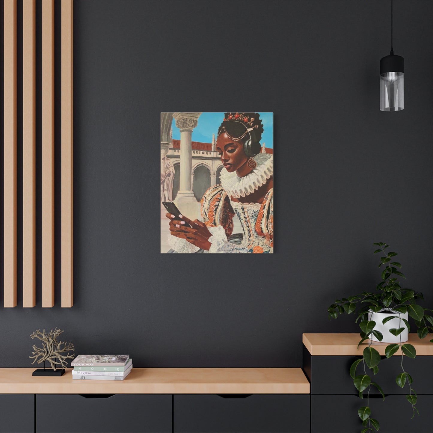 The Queen's Scroll Matte Canvas, Stretched