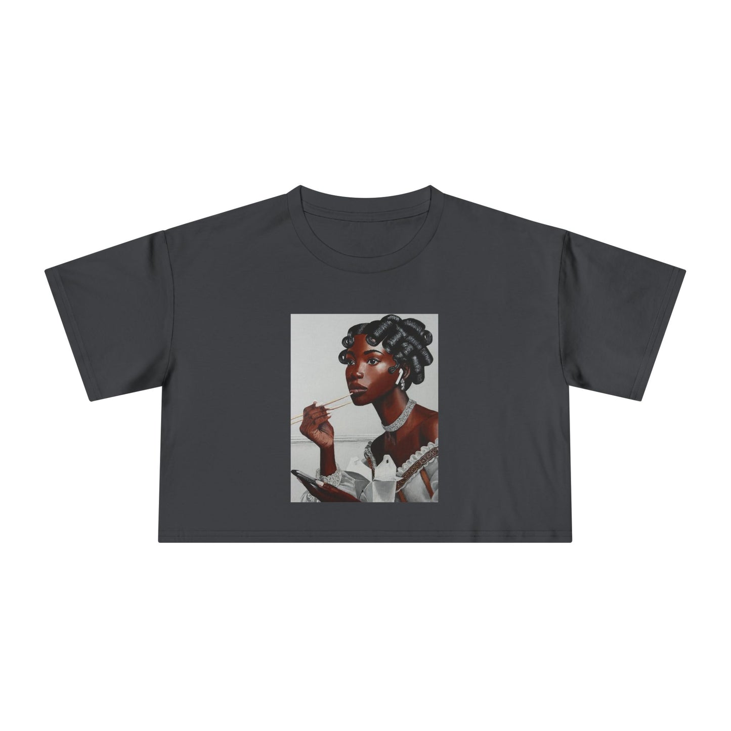 Our Lady of Leftovers Women's Crop Tee