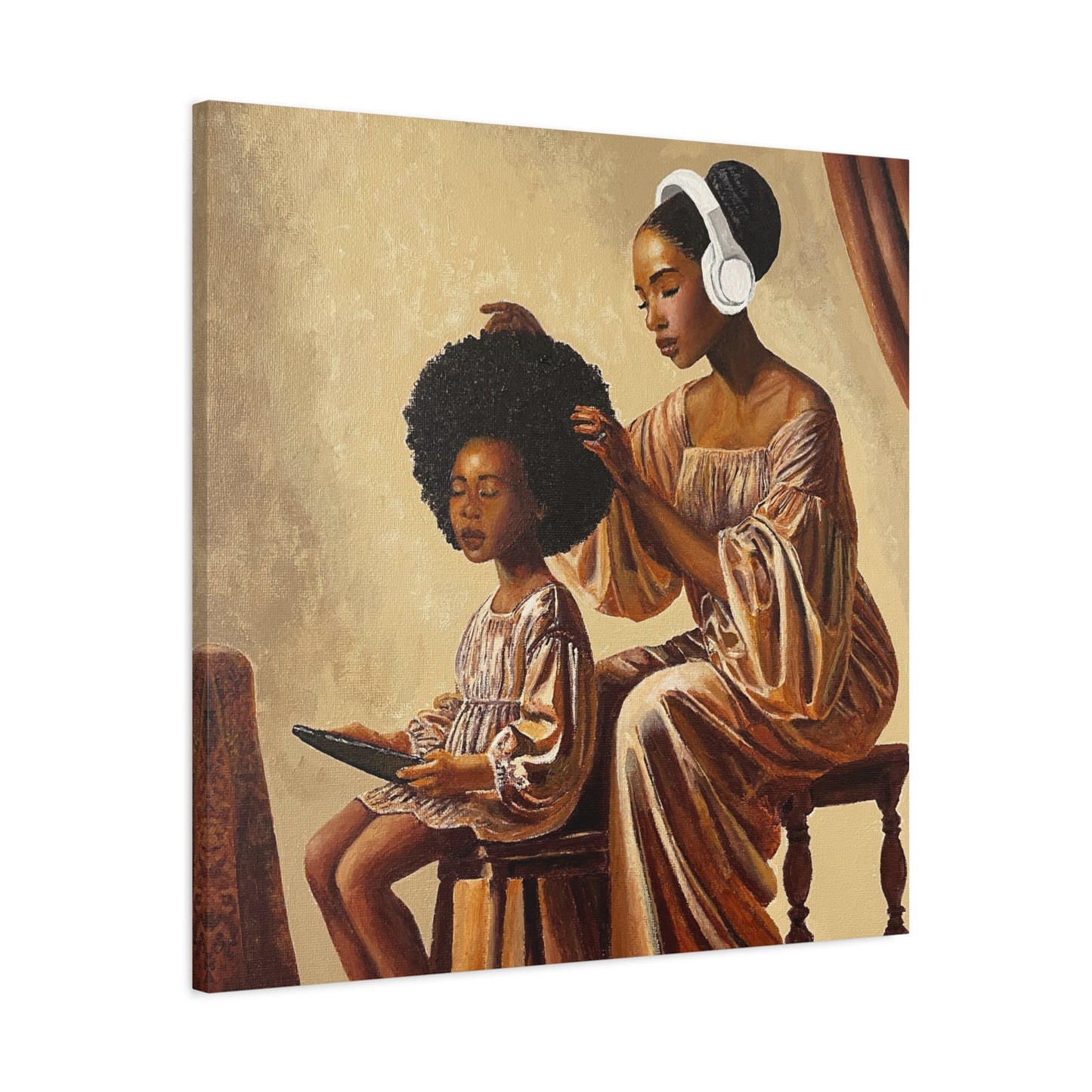 Crown Work Matte Canvas, Stretched, 1.25"