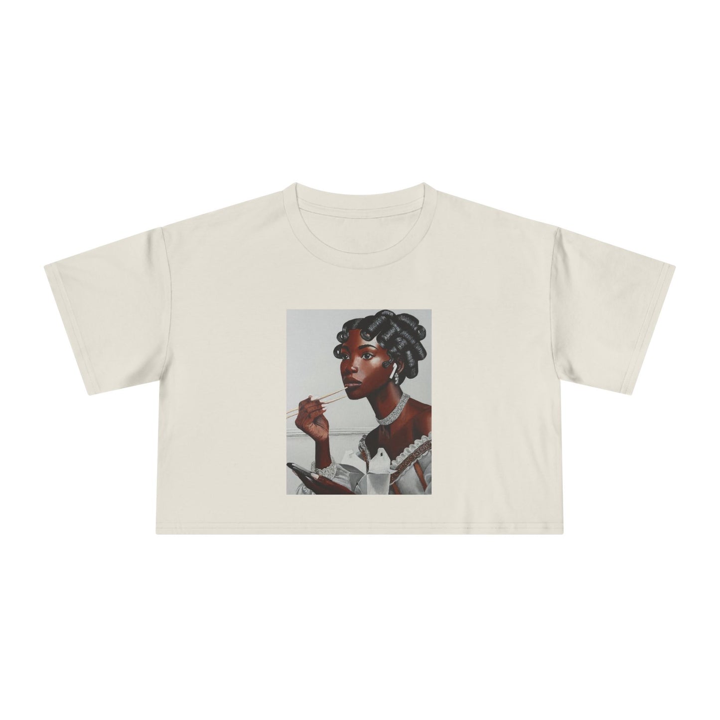 Our Lady of Leftovers Women's Crop Tee